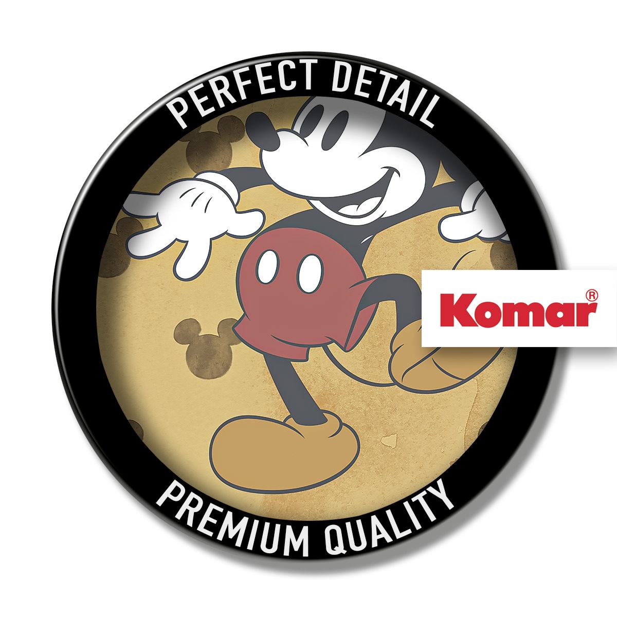 Komar Vliestapete »Digitaldruck Vlies - Mickey Tap dance - Grösse 200 x 250 cm«, bedruckt, Kinderzimmer
