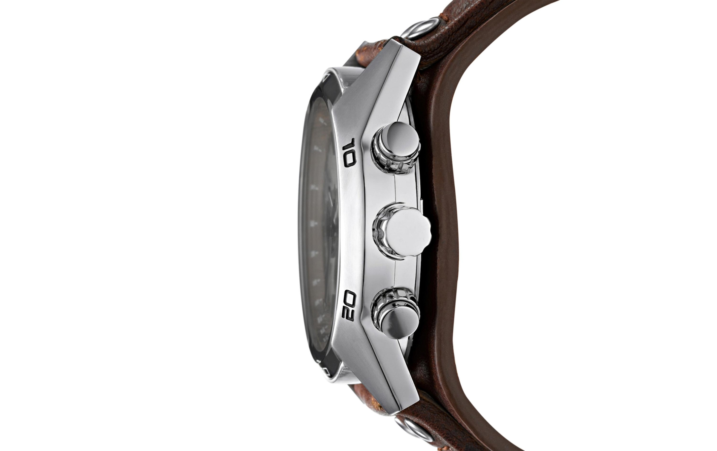 Fossil Chronograph »Armbanduhr Spring Coachman CH2565«, Band ist wechselbar. Die Uhr ist nicht zum Tauchen geeignet