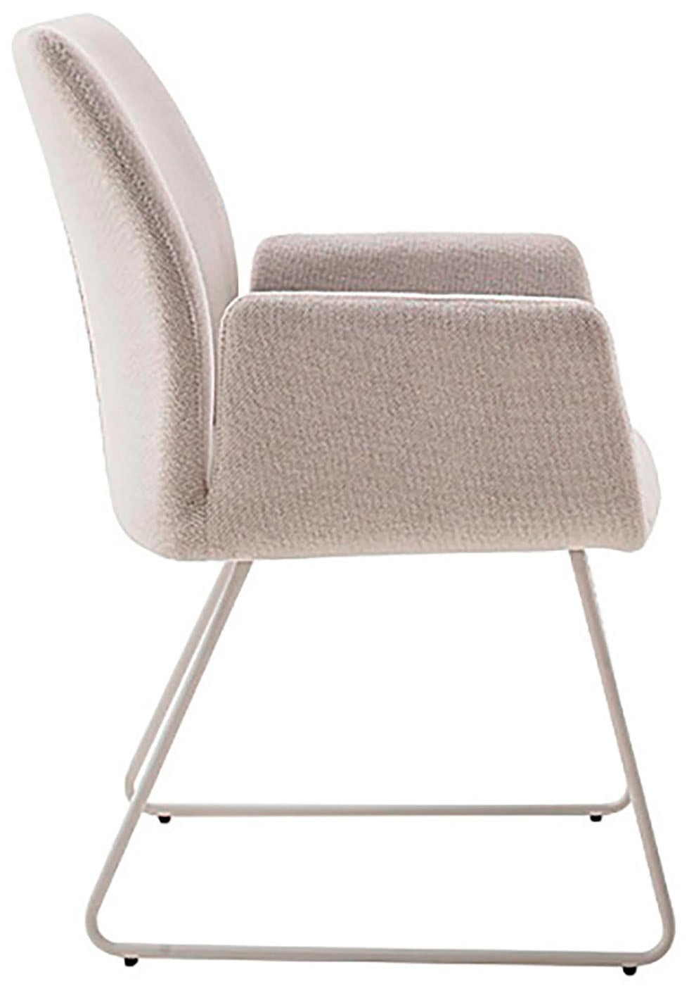 MCA furniture 4-Fussstuhl »BEVERLY«, (Set), 2 St., Chenilleoptik, Esszimmerstuhl,Chenilleoptik,360°drehbar,Sitzhöhe 49cm,belastbar 120kg