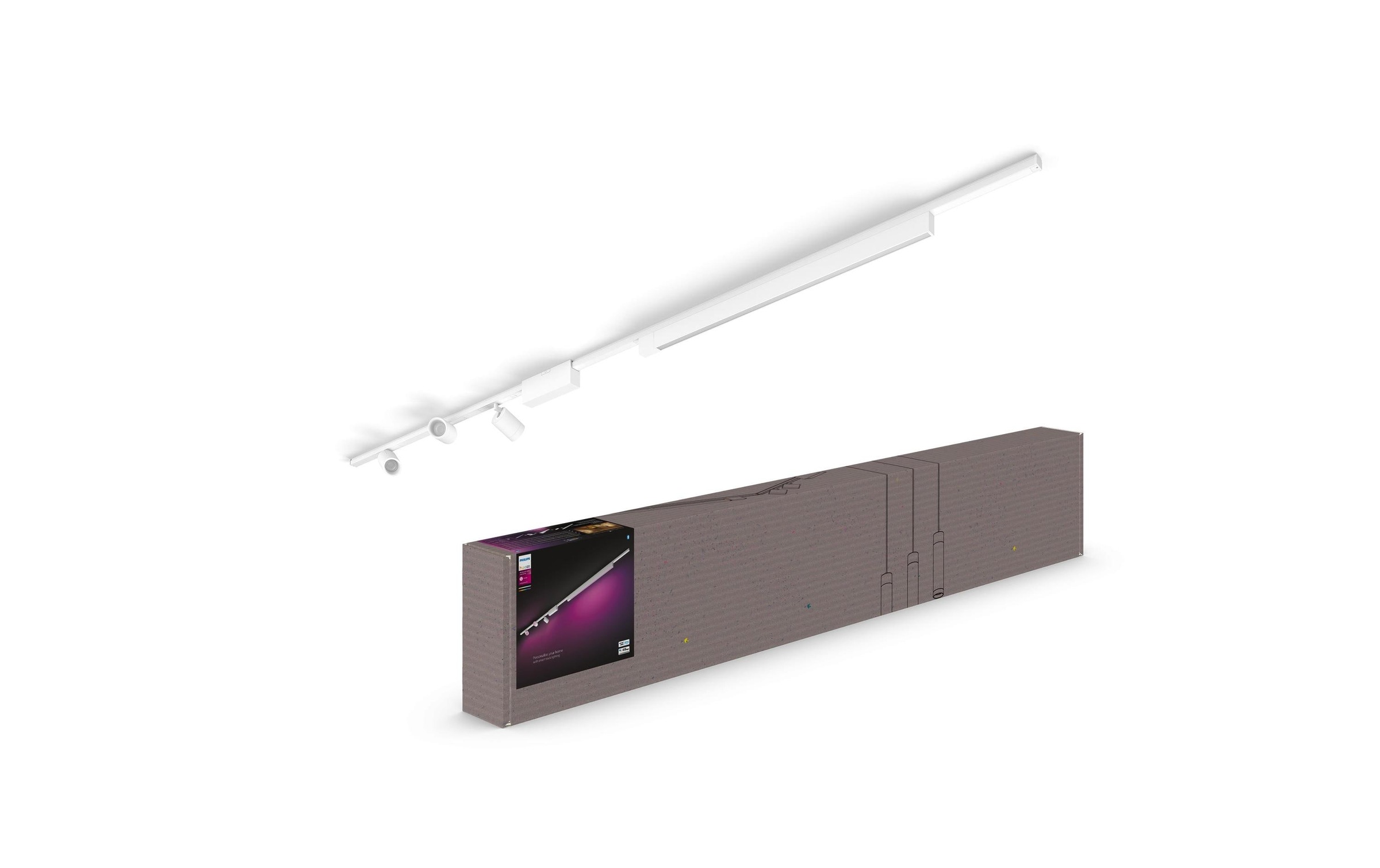 Philips Hue LED Wandleuchte »LED Schienenspot Perifo«, 4 flammig