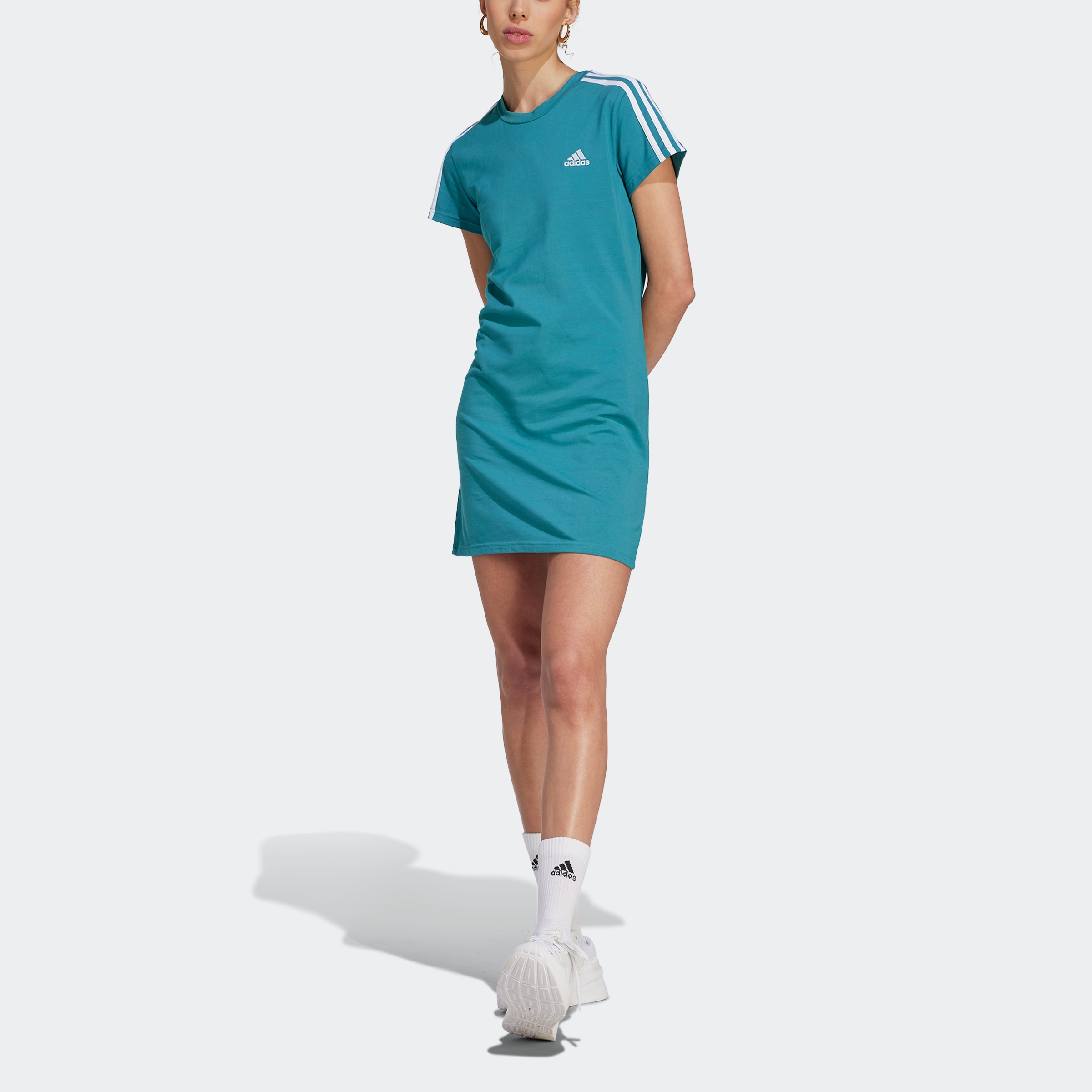 bestellen 3STREIFEN adidas online Sommerkleid KLEID« Sportswear Schweiz Jelmoli-Versand »ESSENTIALS bei