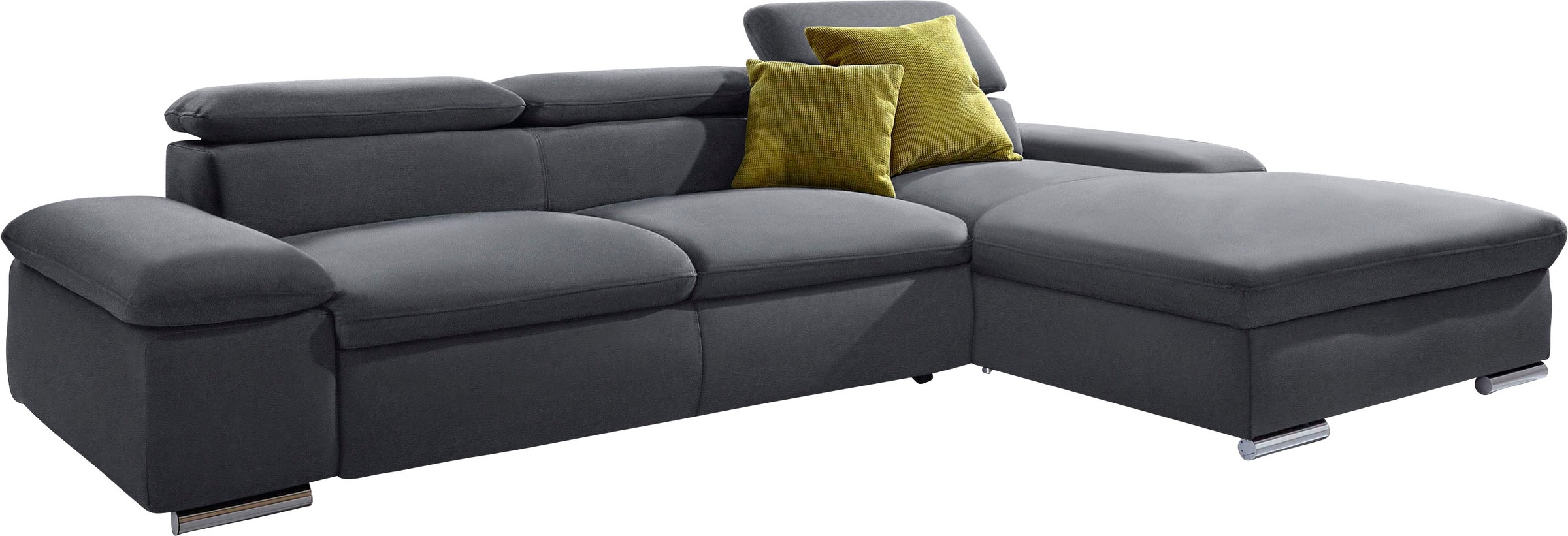 sit&more Ecksofa »Valantine L-Form«, inkl. Kopf- und Armteilverstellung, wahlweise mit Bettfunktion