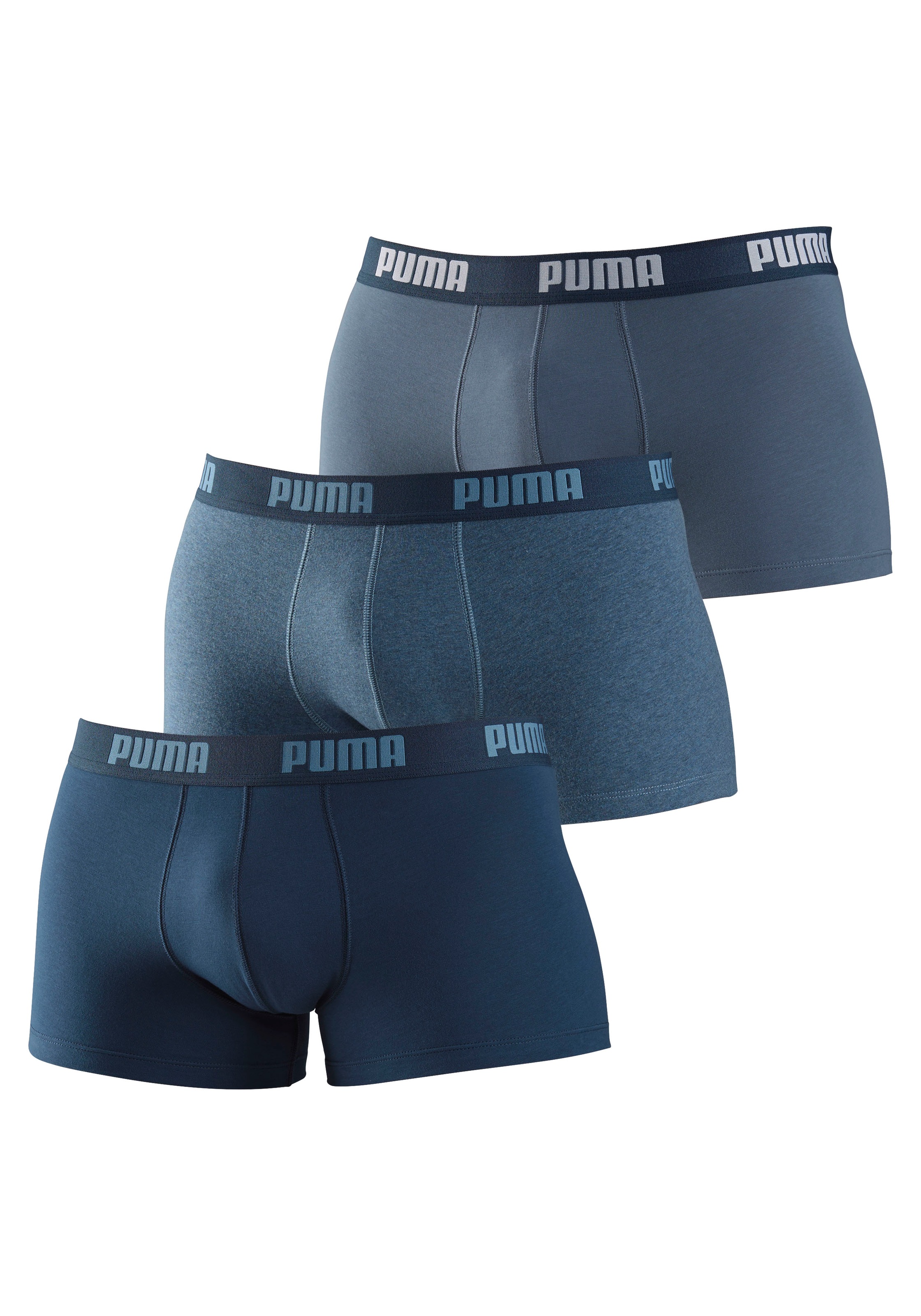 PUMA Hipster Packung, 3er-Pack, mit markantem Logo-Bund