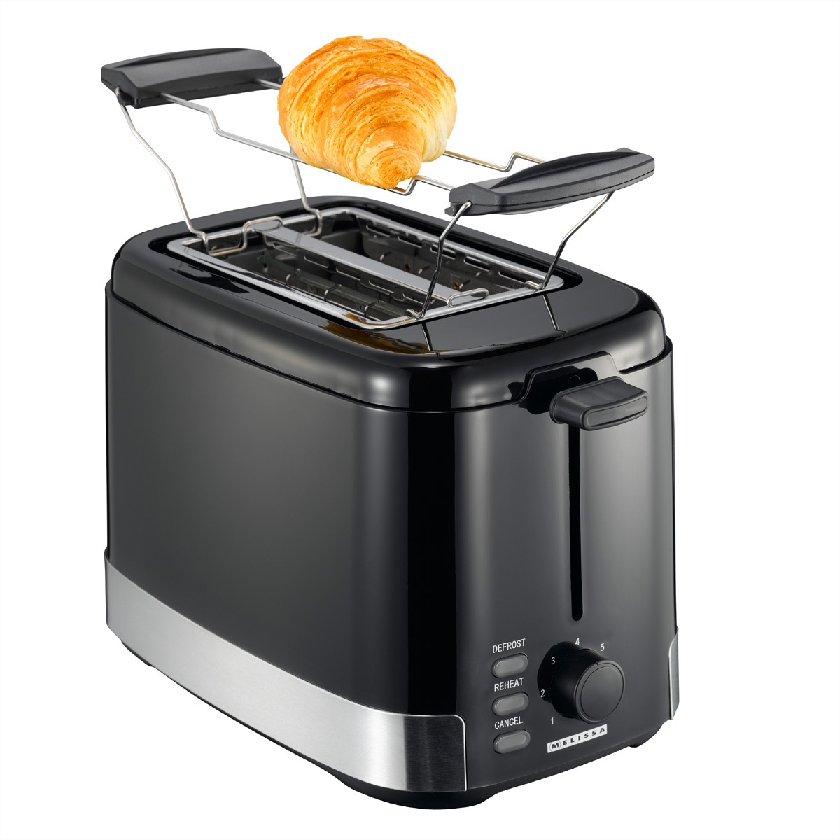 MELISSA Toaster »Melissa Toaster 16140148, Standtoaster, schwarz/SS, 800W«