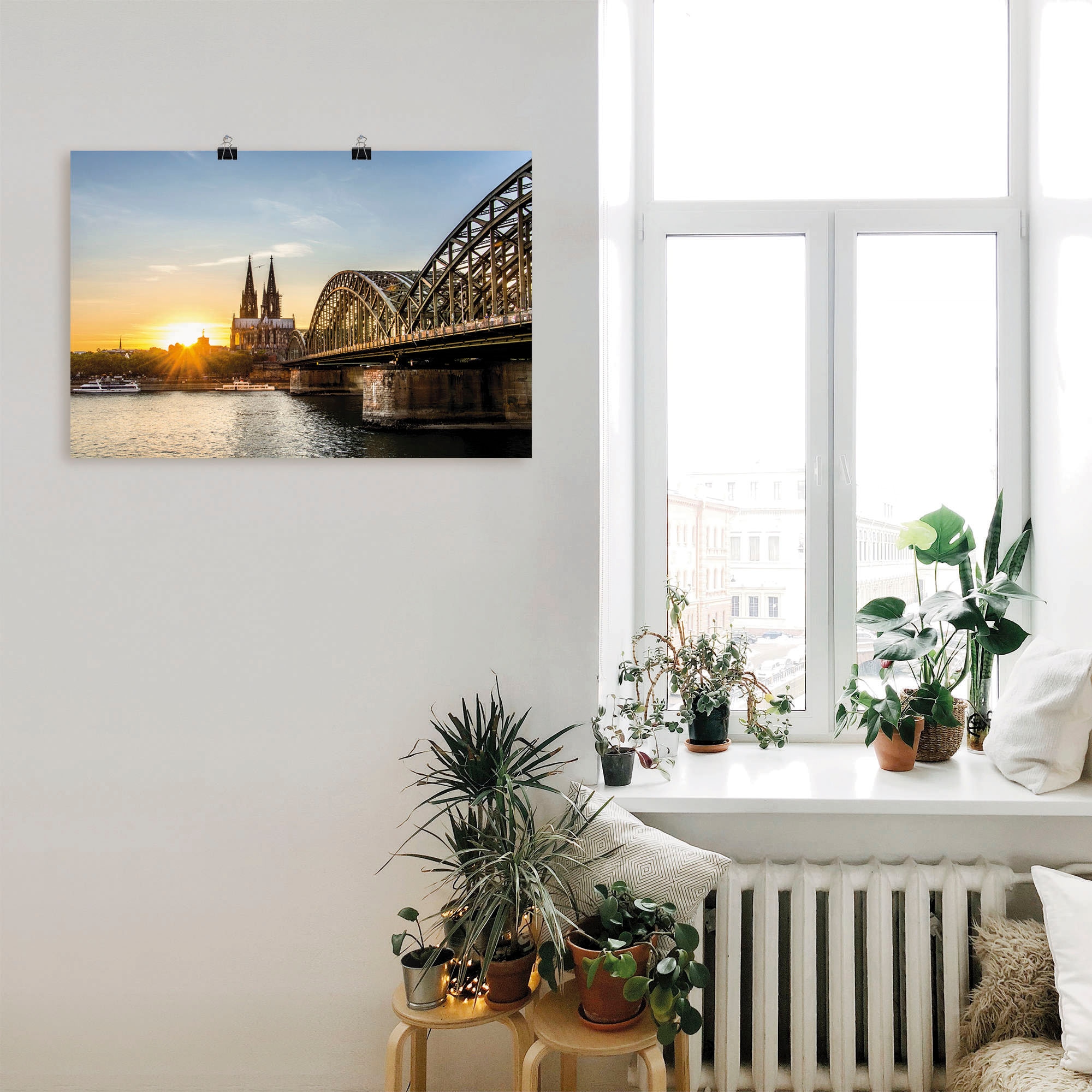 Artland Wandbild »Kölner Dom«, Deutschland, (1 St.), als Poster, Wandaufkleber in verschied. Grössen