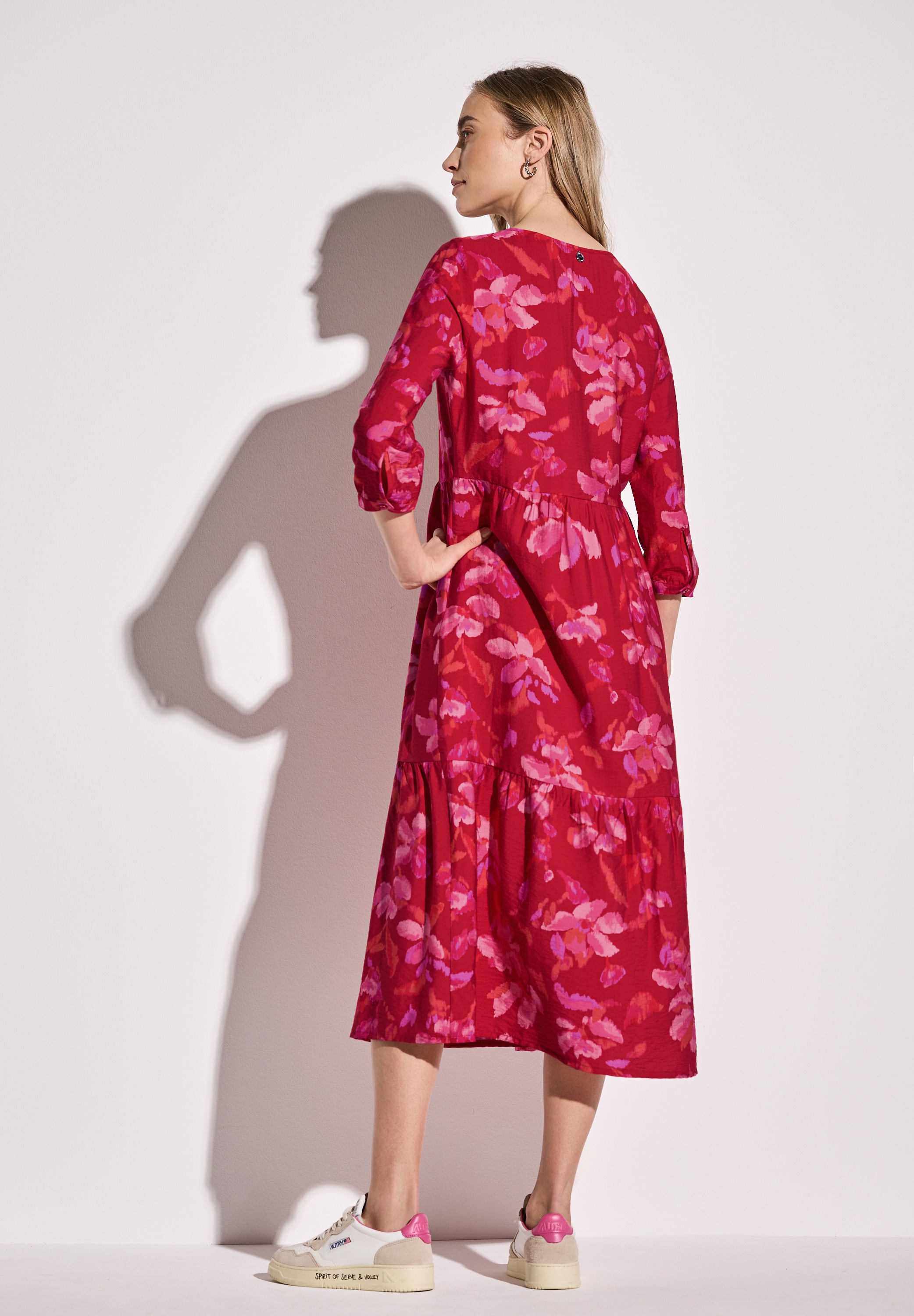 STREET ONE Tunikakleid, Sommerkleid mit Volants