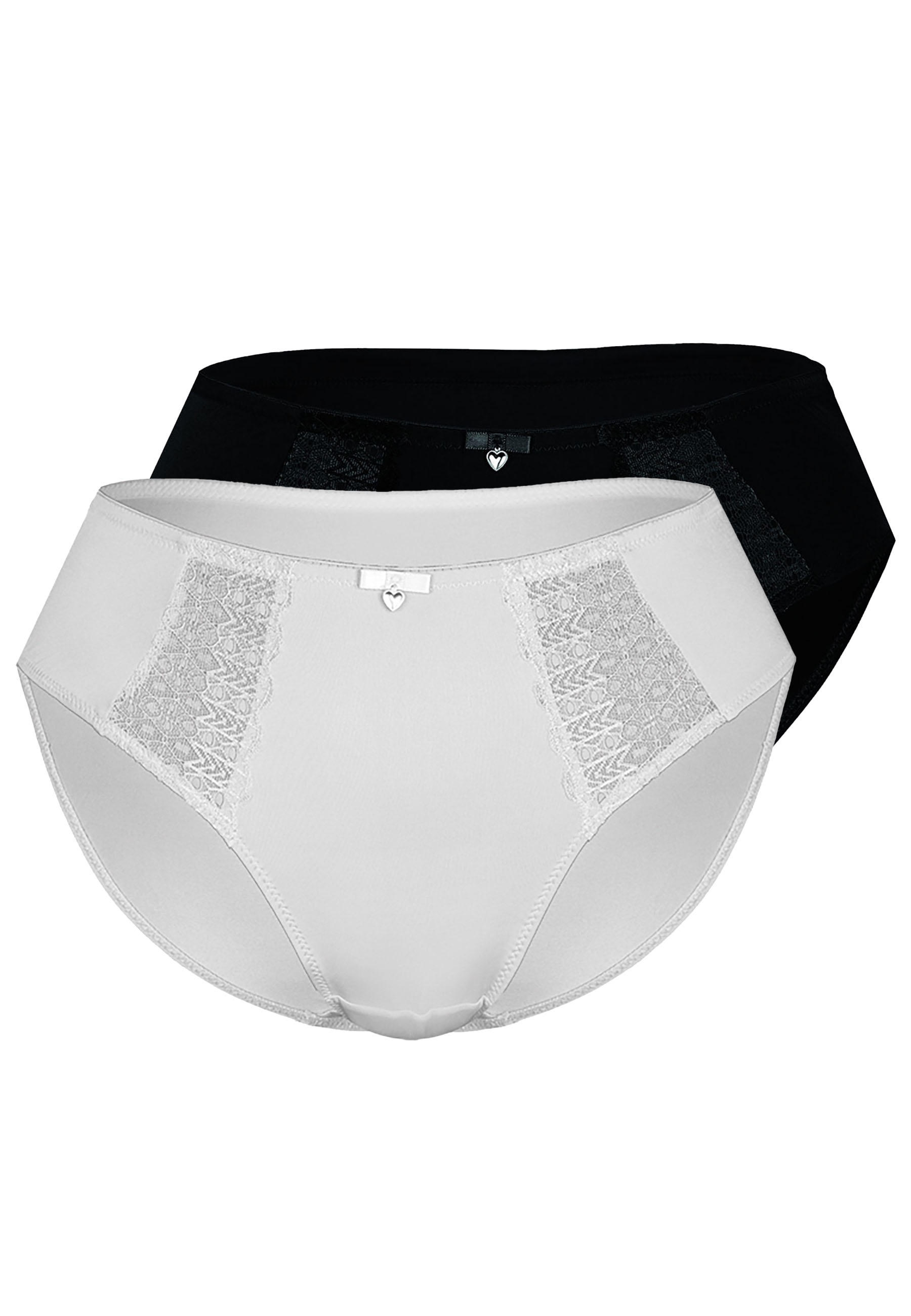 Sassa Slip »Lovely Secret« 2er Pack, mit Spitzeneinsatz