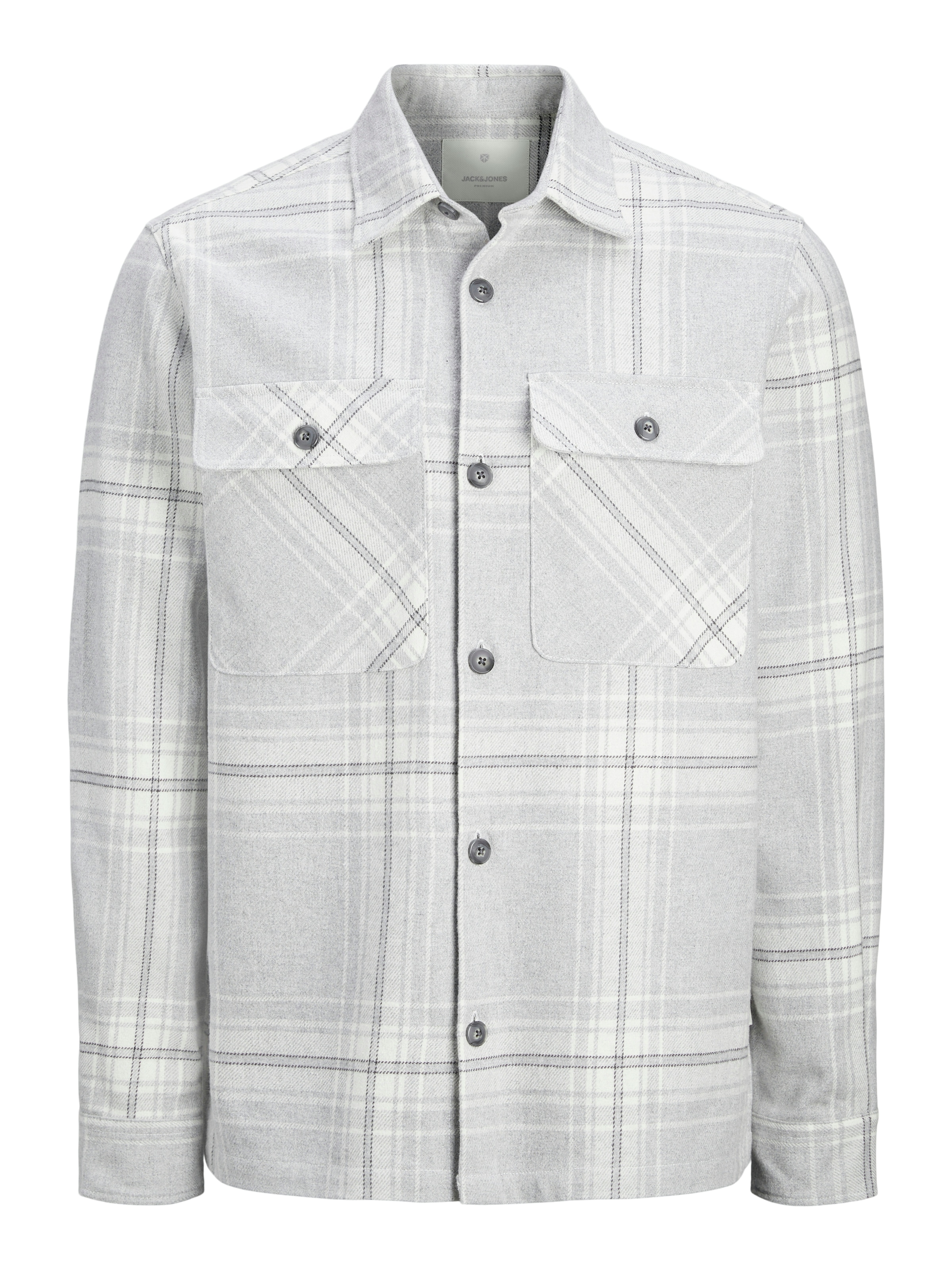 Jack & Jones Langarmhemd »JPRRAYMOND MELANGE CHECK LS OVERSHIRT SN«