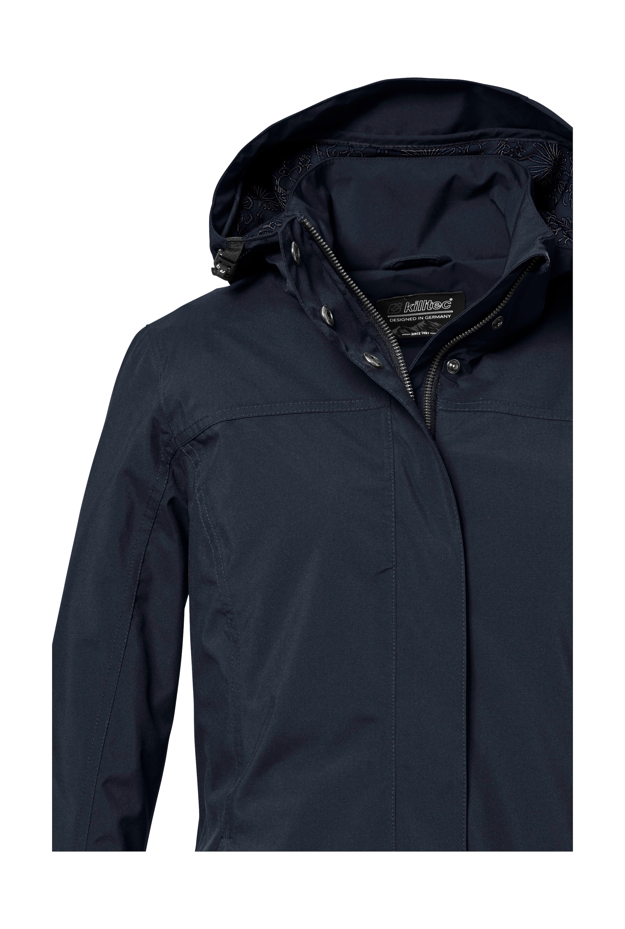 Killtec Outdoorjacke »KOS 42 WMN JCKT«, Wasser- u winddicht, atmungsaktiv, Kapuze abzippbar, Ärmel verstellbar