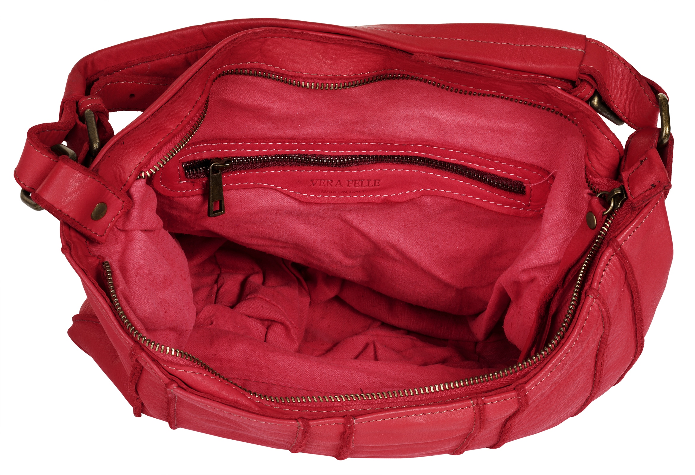 Samantha Look Shopper, echt Leder, Made in Italy