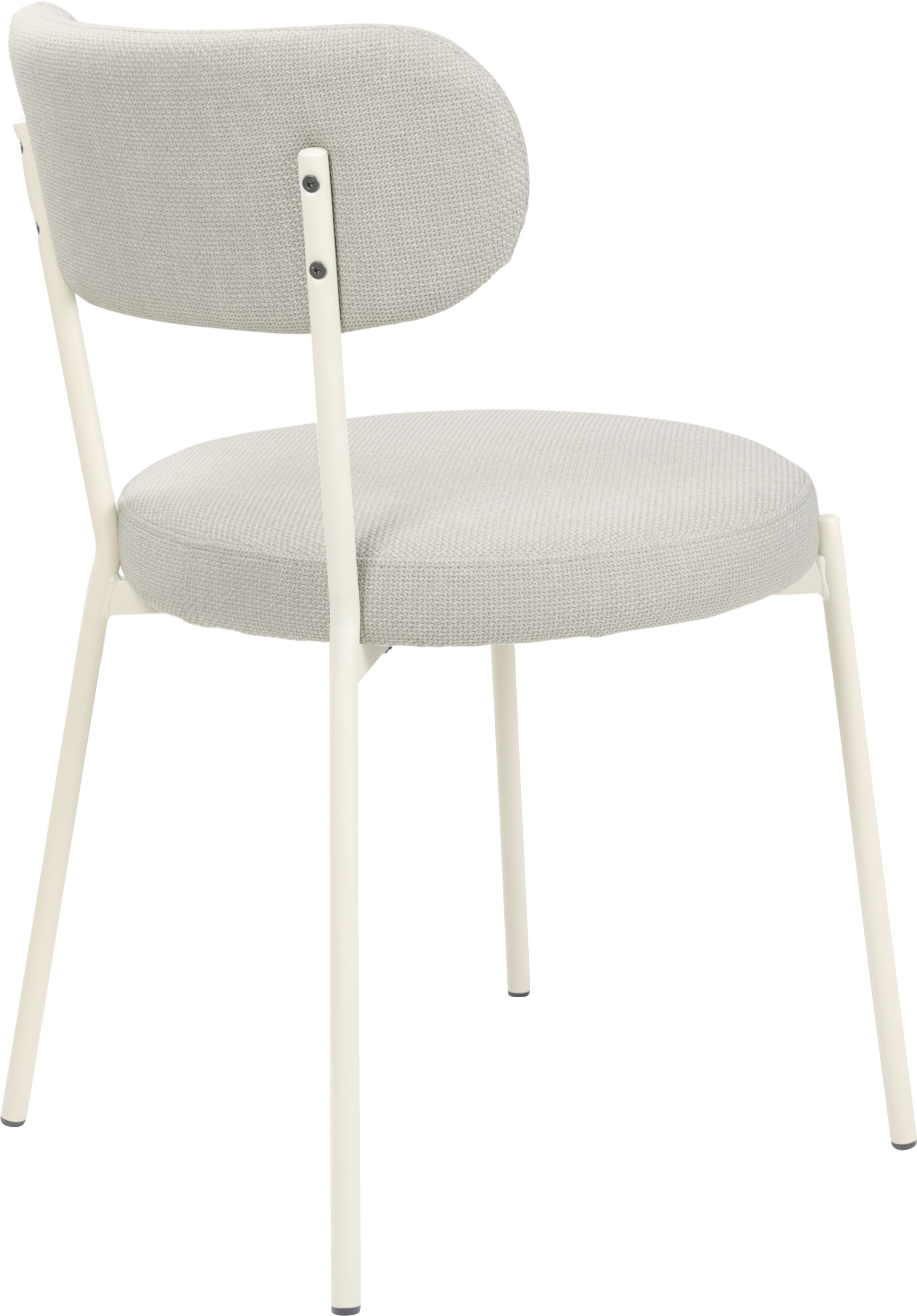 TOM TAILOR HOME 4-Fussstuhl »SOFT PAD CHAIR«, (Set), 2 St., Webstoff, Esszimmerstuhl, 4-Fussgestell, mit Rückenausschnitt