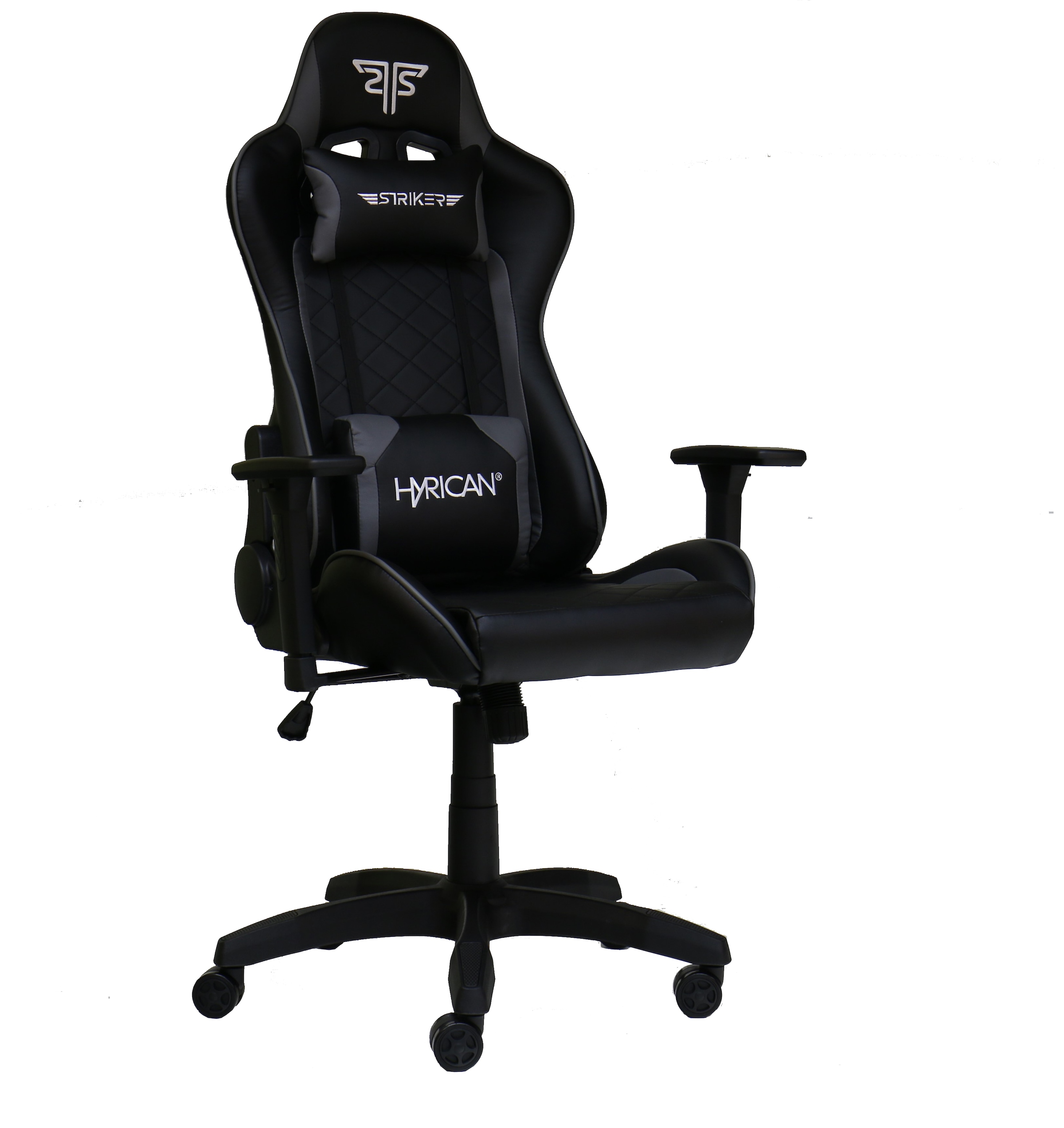 Hyrican Gaming-Stuhl »"Striker Comander" schwarz, ergonomischer Gamingstuhl«, Kunstleder, Bürostuhl, Schreibtischstuhl, geeignet für Kinder und Jugendliche