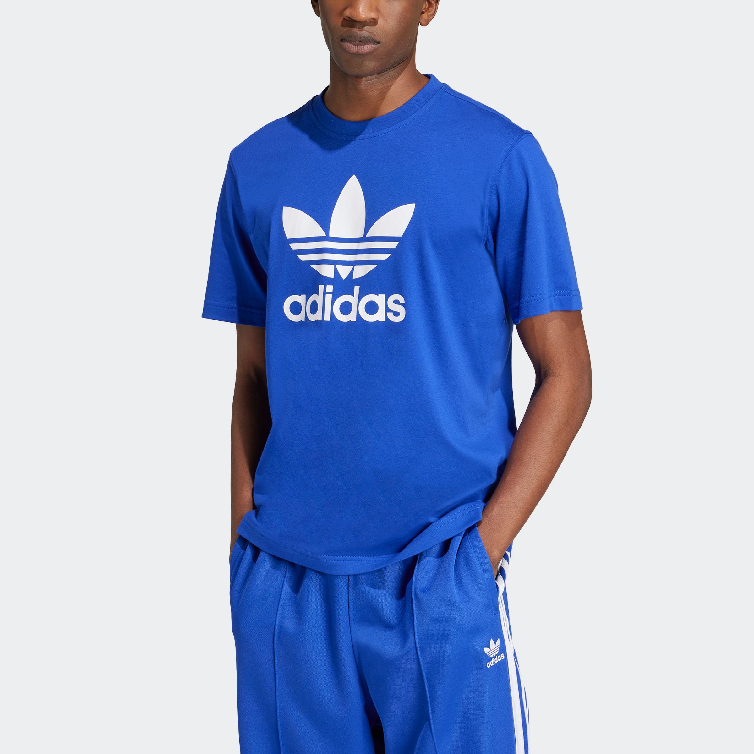 adidas Originals T-Shirt »TREFOIL T-SHIRT«, Basic Shirt mit grossem Trefoil Logoprint