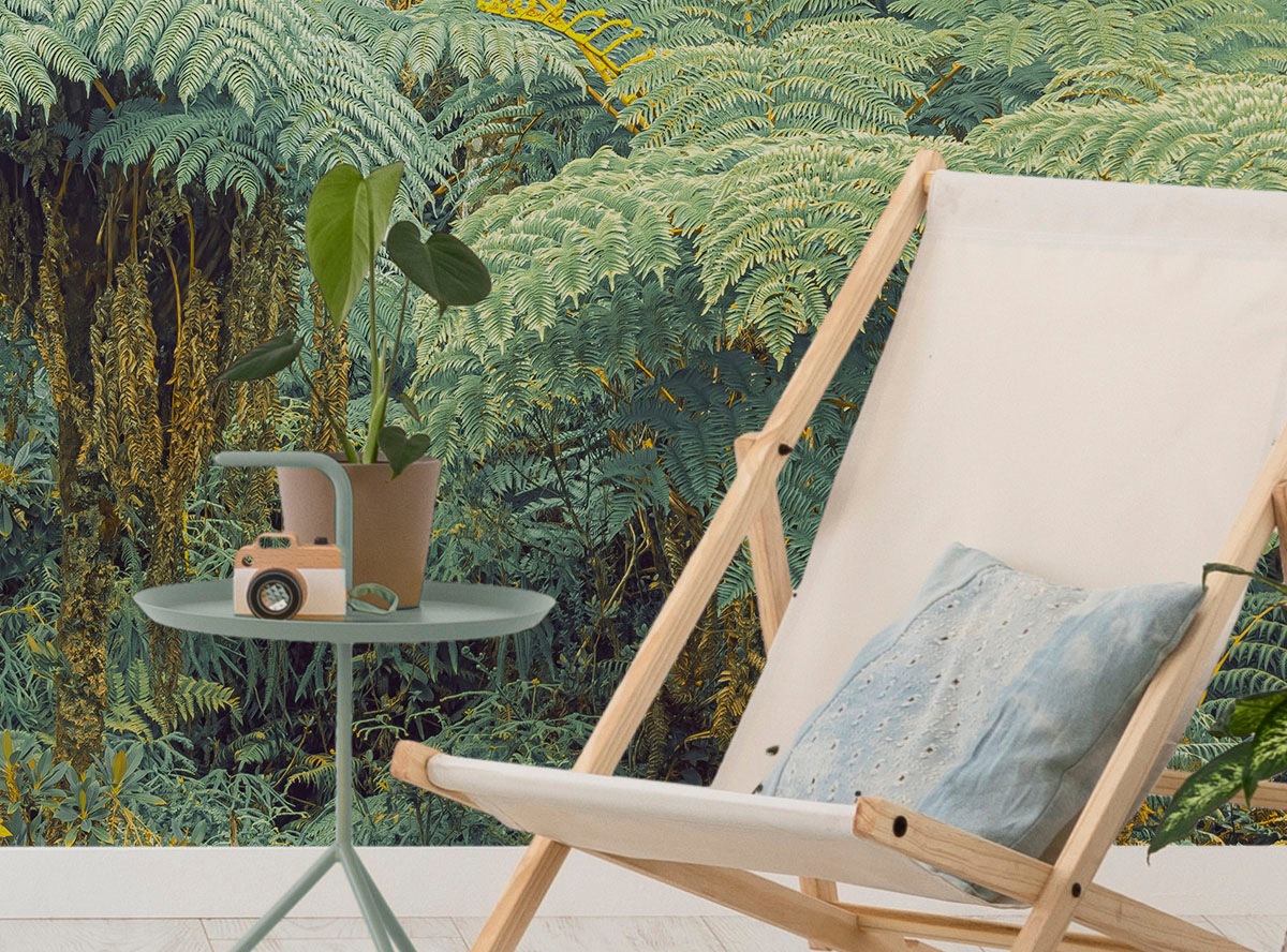 Komar Fototapete »Digitaldruck Vlies - Jungle Lands - Grösse 400 x 250 cm«, bedruckt, Wohnzimmer, Schlafzimmer