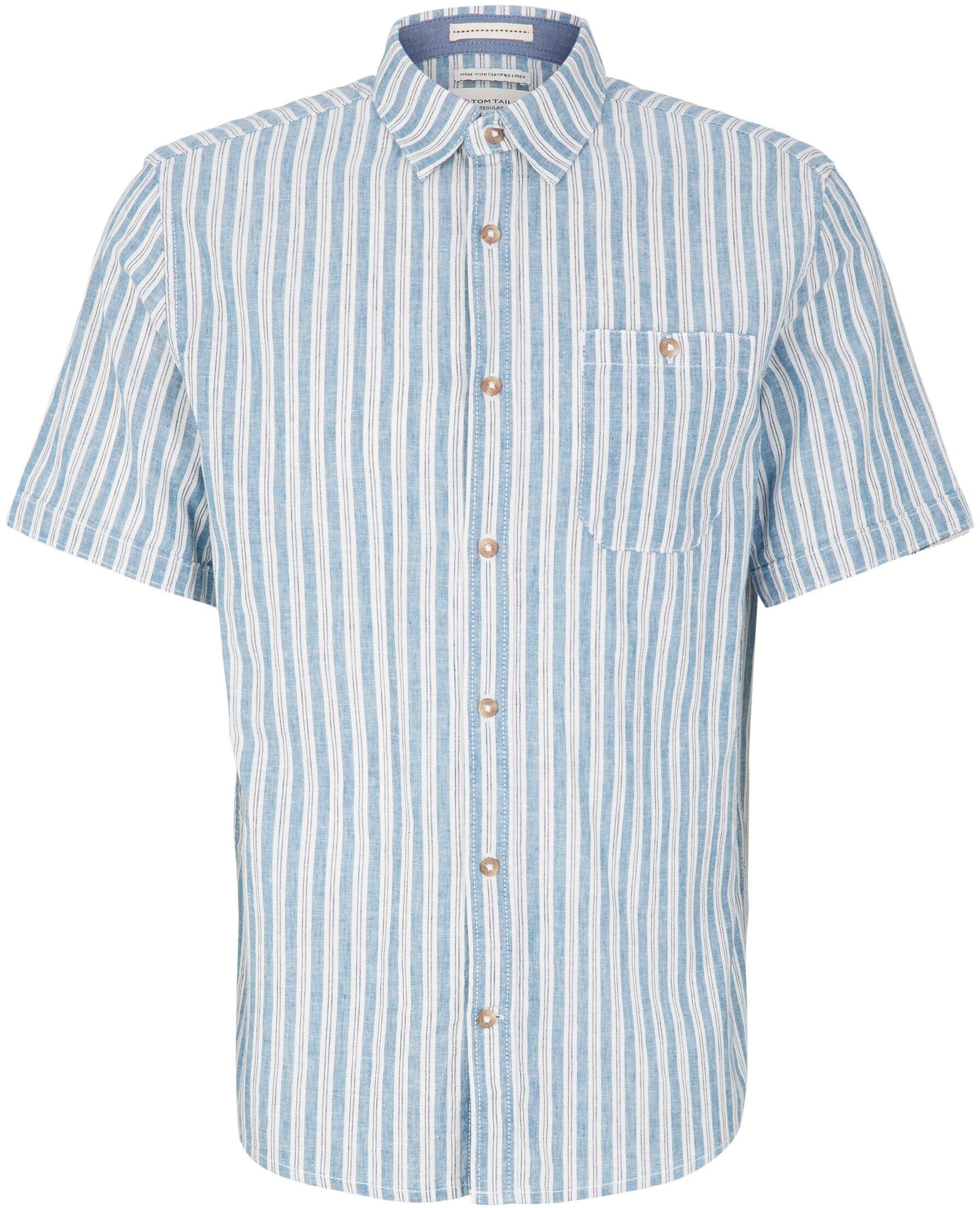 TOM TAILOR Leinenhemd, mit Brusttasche bestellen geknöpfter Jelmoli-Versand | online