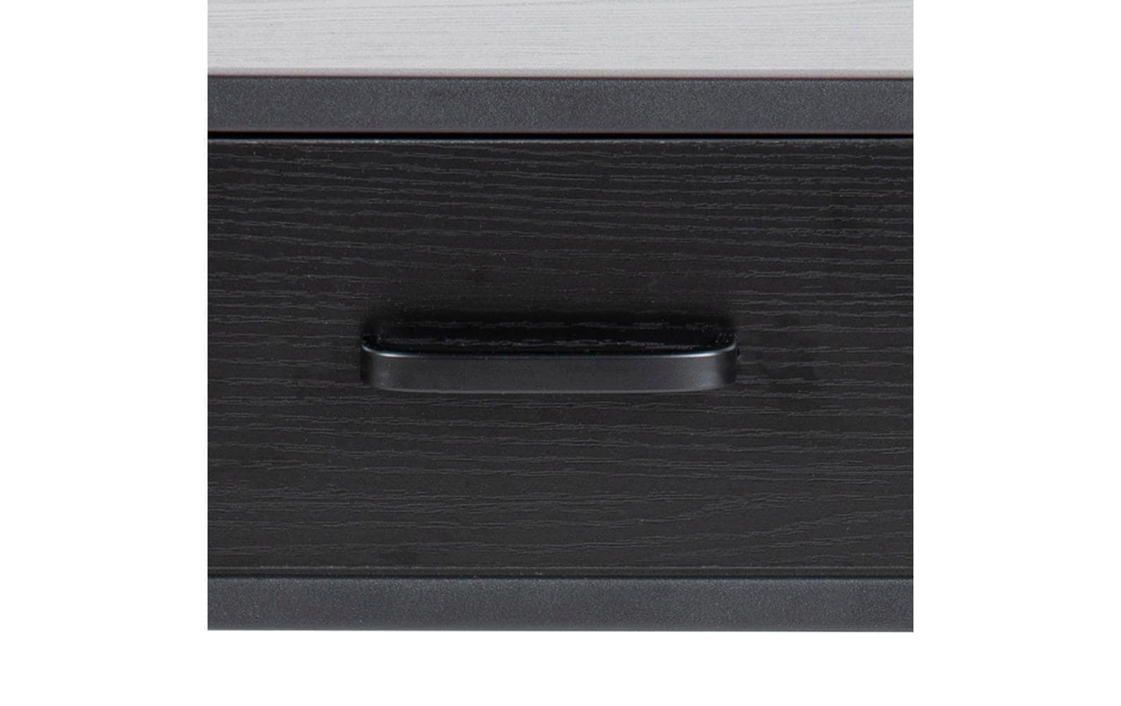 AC Design Nachttisch »Seaford 42 x 35 x 63 cm Schwarz«