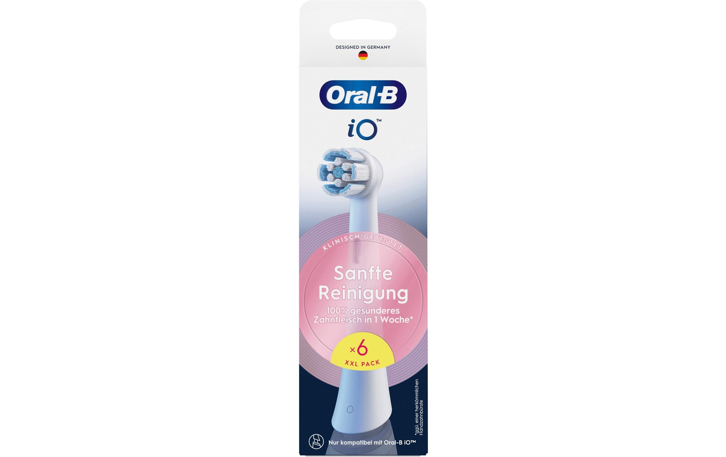 Oral-B Aufsteckbürste »iO Sanfte Reinigung 6 Stück«