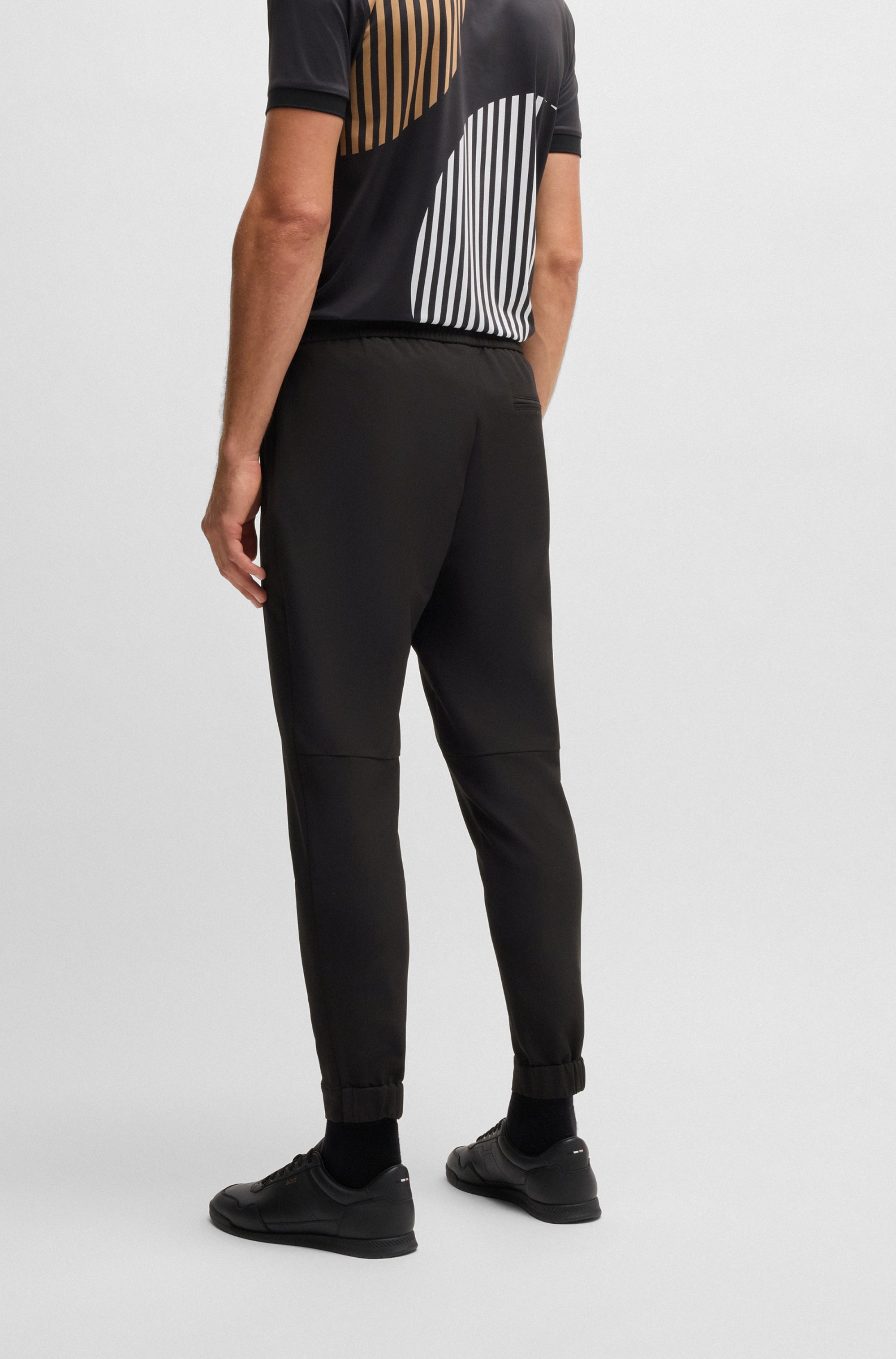 BOSS GREEN Stretch-Hose »T Flex«, mit elastischem Bund und Kordelzug