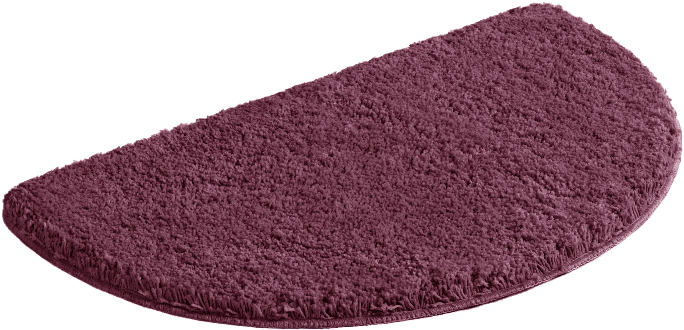 my home Badematte »Sanremo, Badvorleger, Badezimmer Teppich, sehr weich«, rutschhemmend beschichtet, fussbodenheizungsgeeignet-schnell trocknend, Badteppich, unifarben, rechteckig, rund & als 3-tlg. Set erhältlich