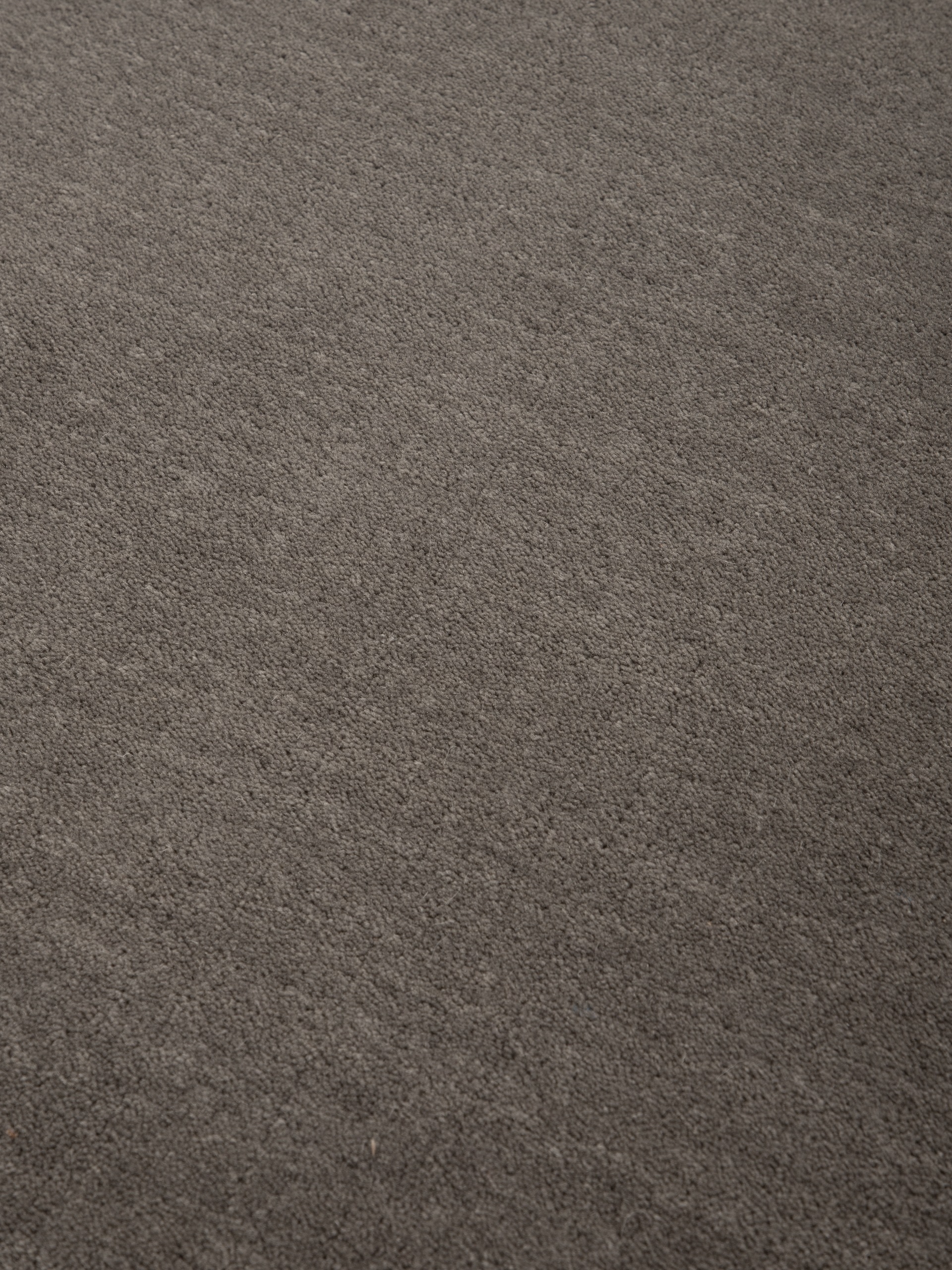carpetfine Wollteppich »Gabbeh Lola Uni«, rechteckig, 14 mm Höhe, mit natürlichem Pflanzenmaterial von Hand gewebt, auch in Rund