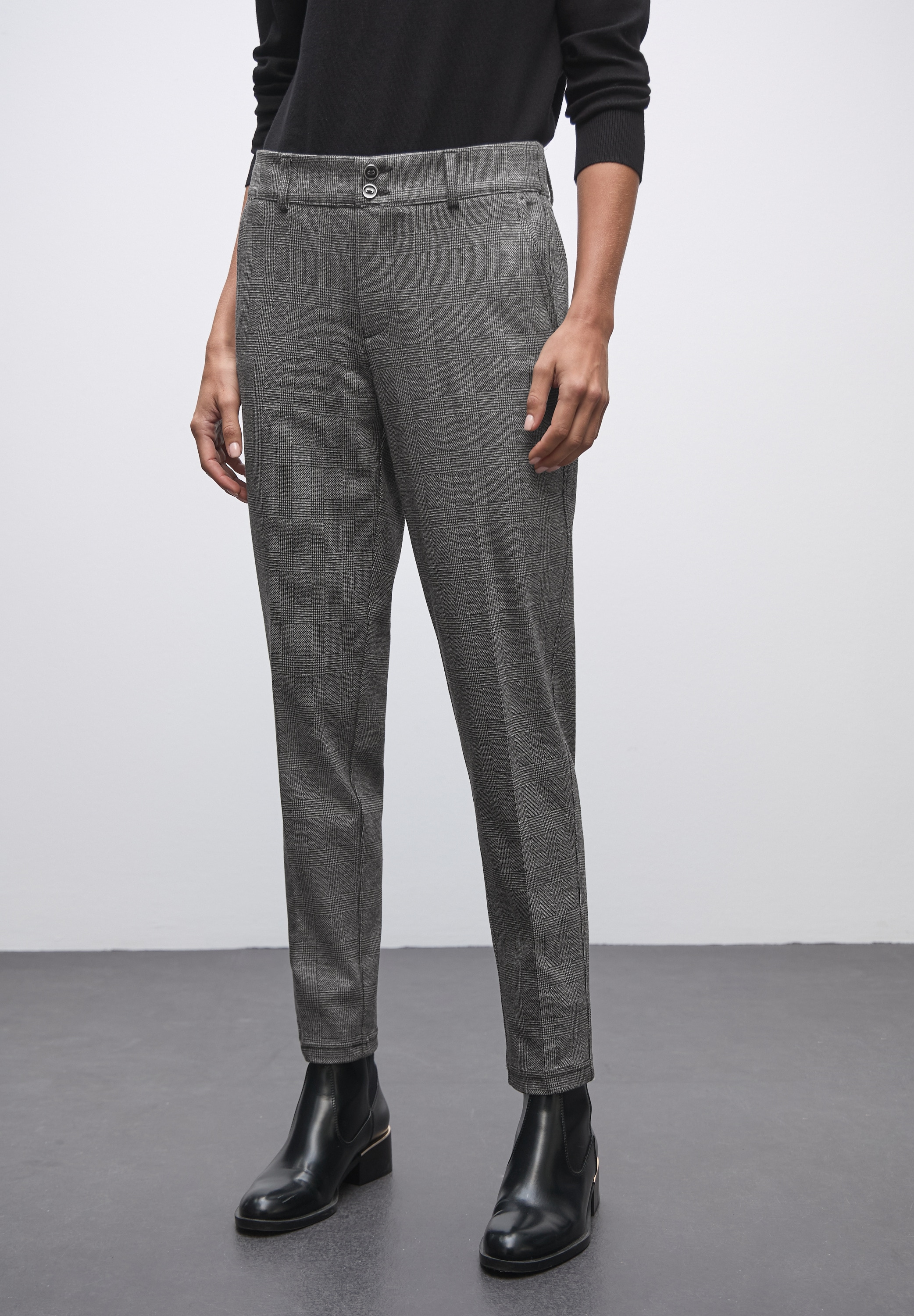 STREET ONE Webhose mit elastischem Bund
