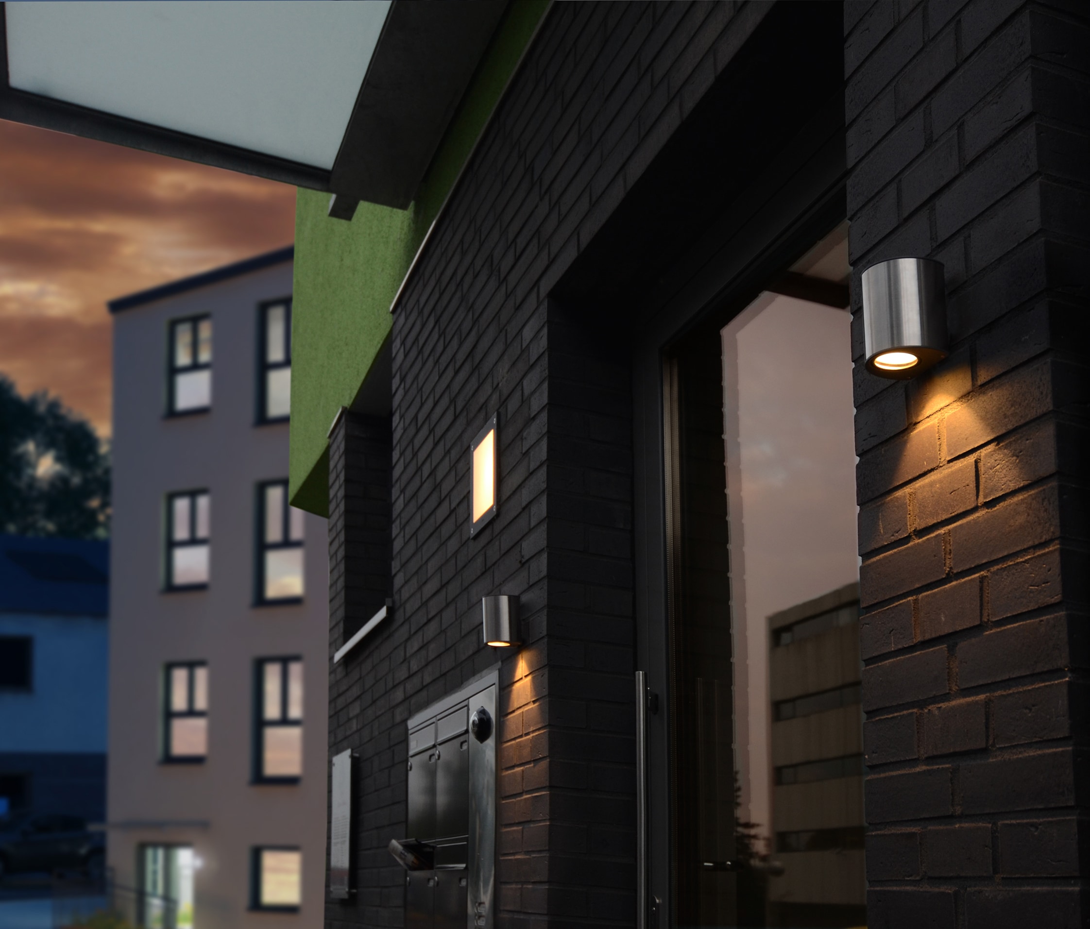 LUTEC LED Aussen-Wandleuchte »Ilumi«, Leuchtmittel LED-Modul | LED fest integriert