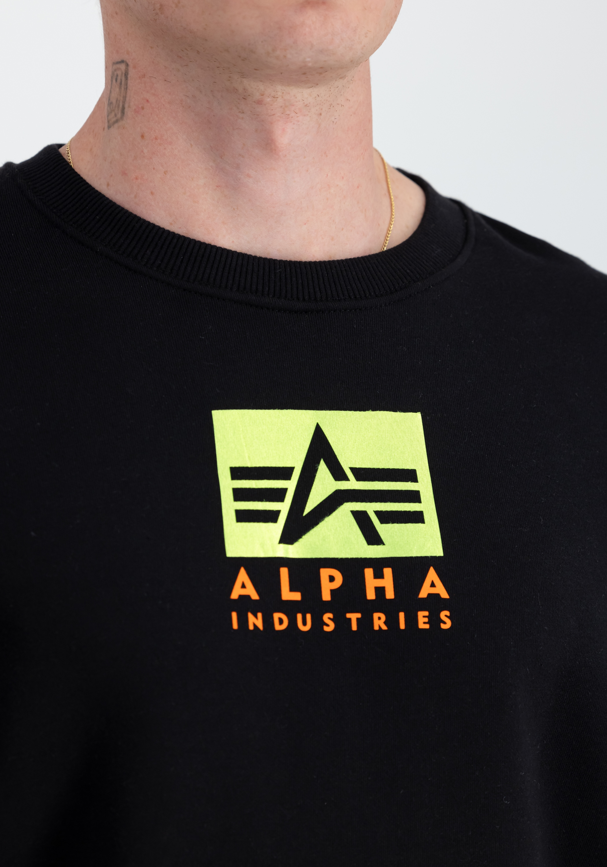 Alpha Industries Sweater »Satin Logo Sweatshirt«