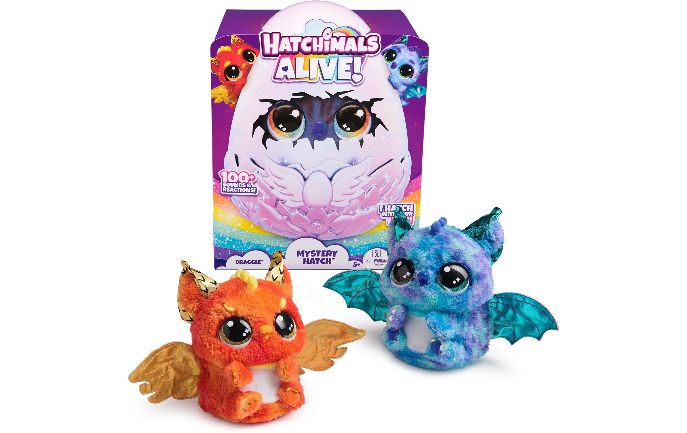 Spin Master Spielwelt "Hatchimals Secret Hatch Draggle Alive assortiert"