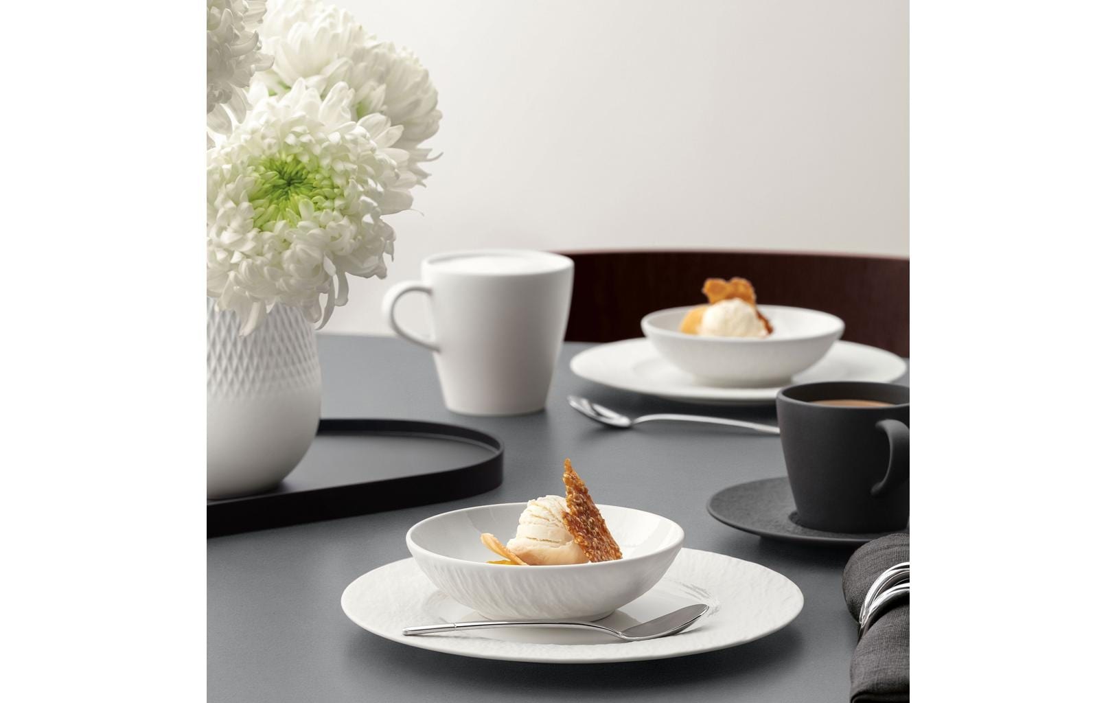Villeroy & Boch Dessertschale "Manufacture Ice 6 Stück" aus Porzellan
