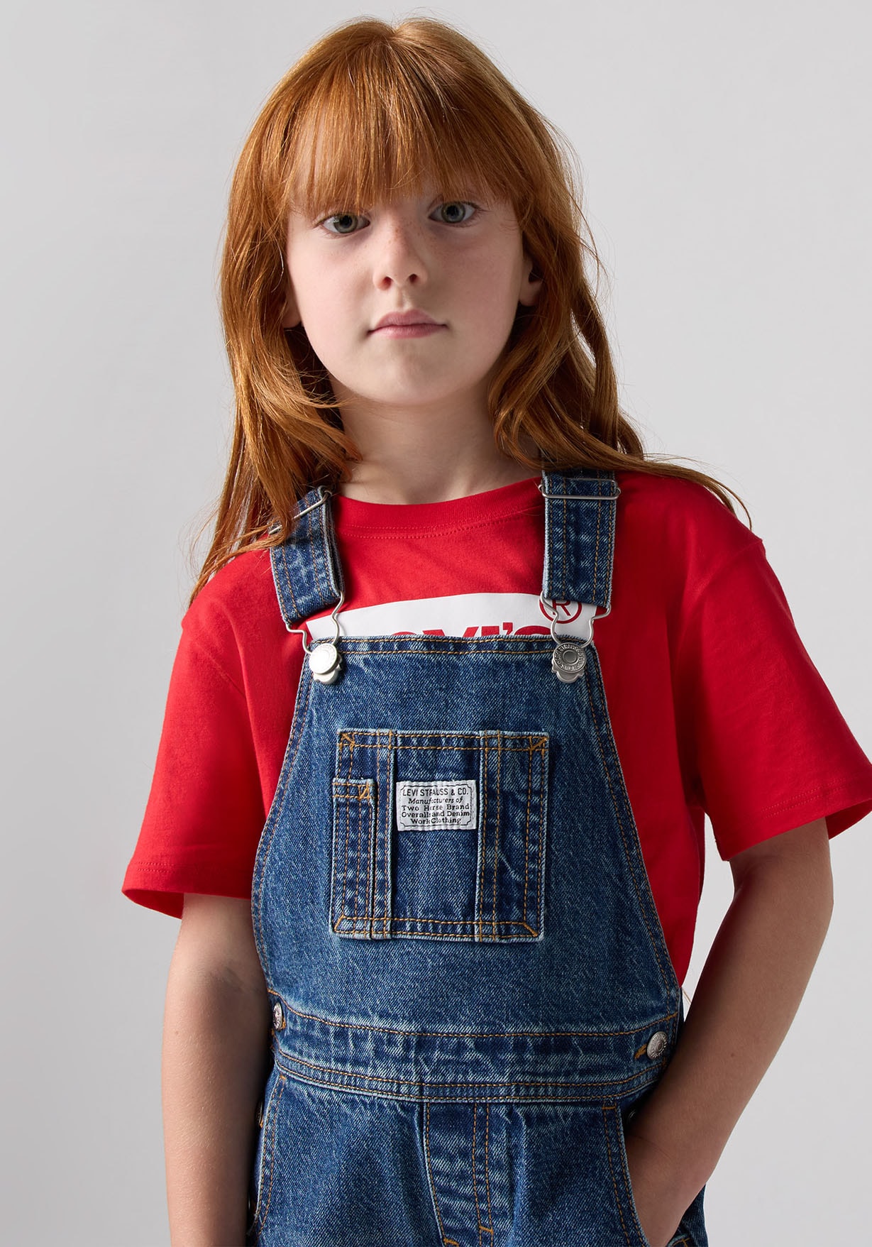 Levi's® Kids Jeanslatzhose »LVG BAGGY OVERALL«, for GIRLS