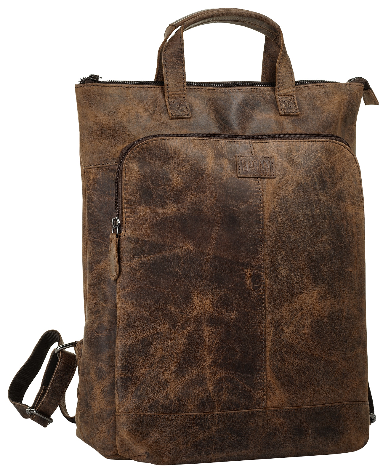 Bagan Cityrucksack, echt Leder