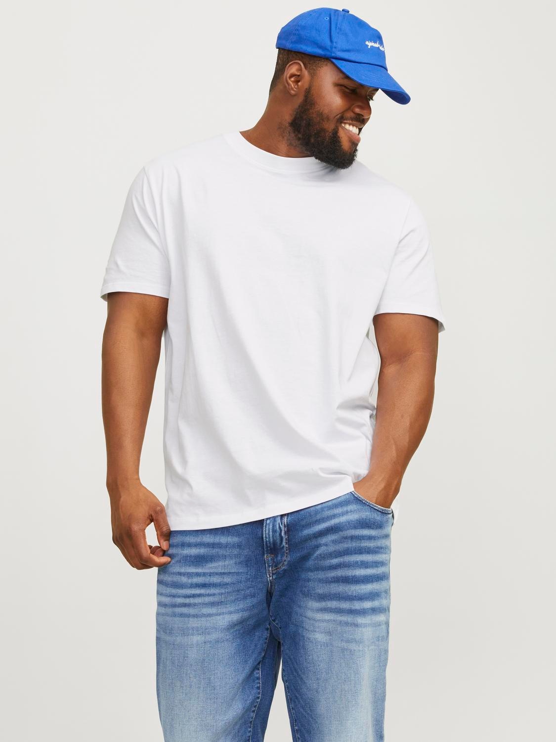 Jack & Jones PlusSize T-Shirt »JJEBRADLEY TEE SS NOOS PLS«, mit Rundhalsausschnitt