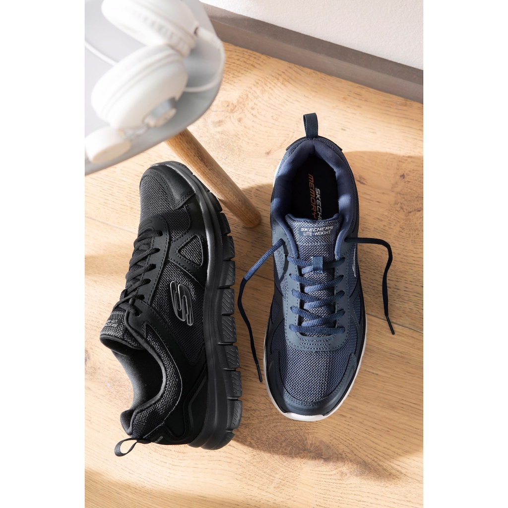 Skechers Sneaker »Track-Scloric«, mit Skechers Memory Foam, Freizeitschuh, Halbschuh, Schnürschuh