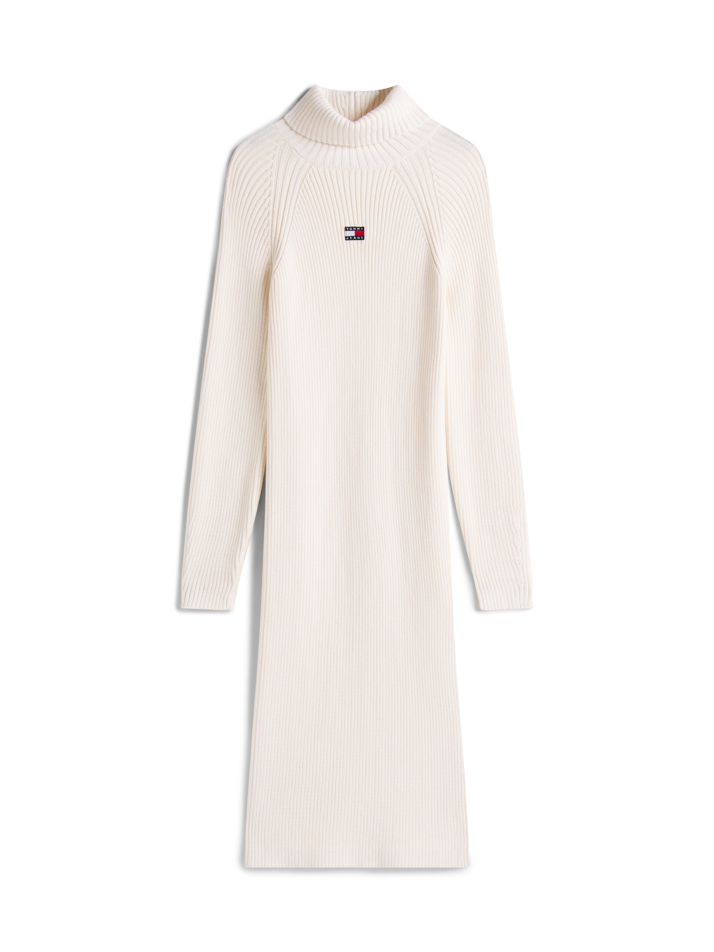 Tommy Jeans Strickkleid »TJW MOCKNECK BADGE SWEATER DRESS«