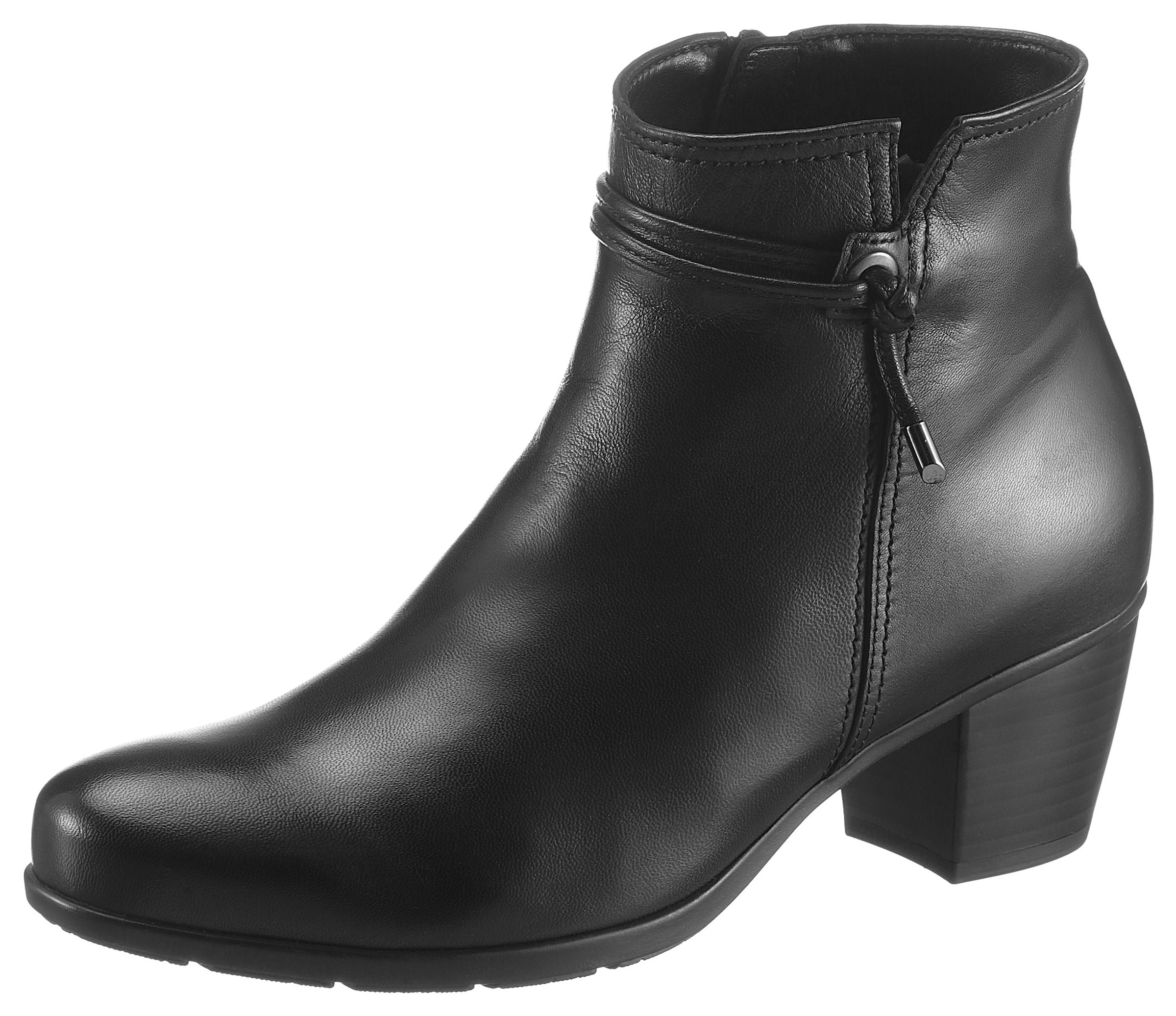 Gabor Stiefelette, Trichterabsatz, Ankleboots mit Hovercraft Luftkammer-Laufsohle