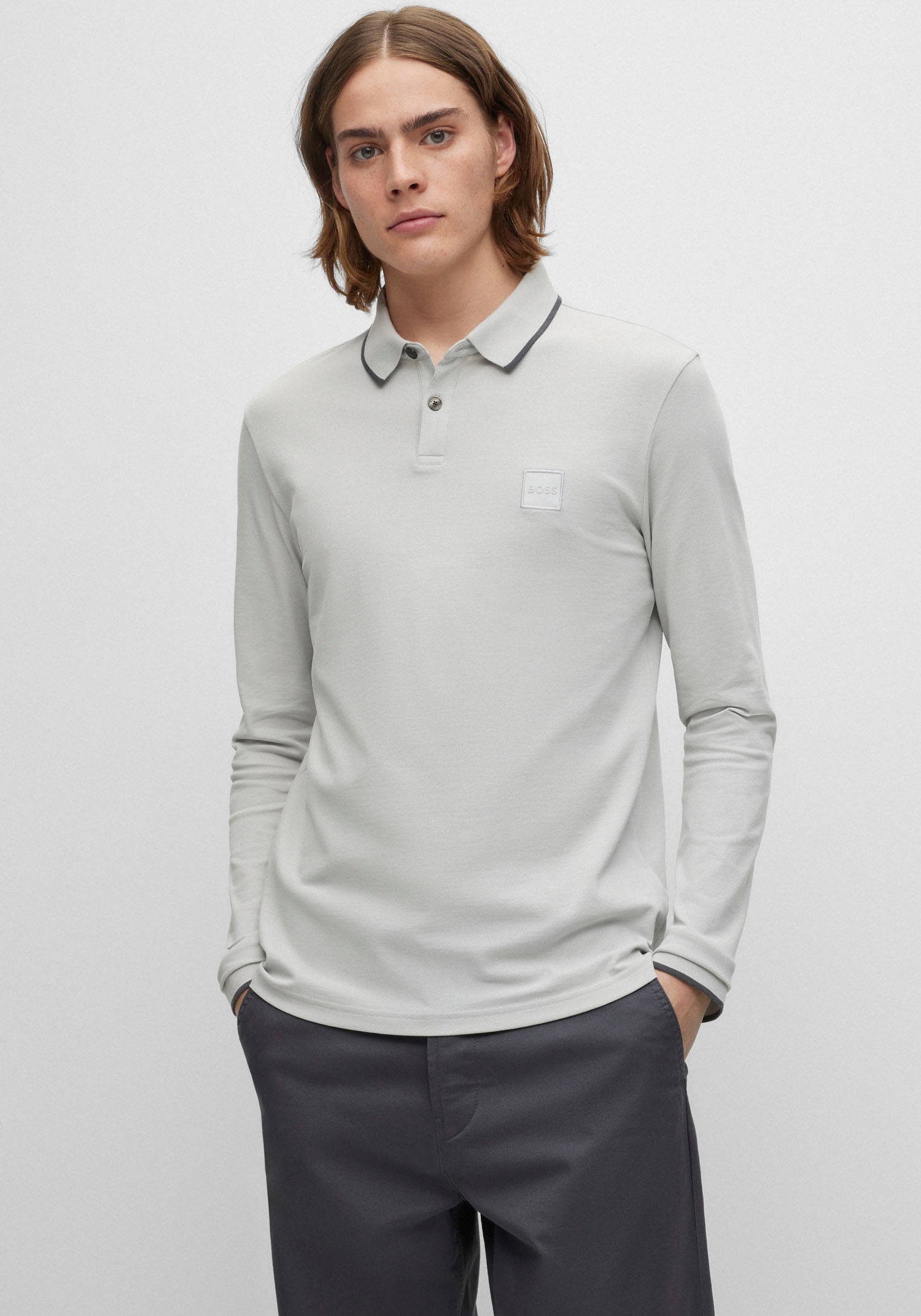 BOSS ORANGE Poloshirt »Passertiplong«, in feiner Baumwollqualität online  bestellen | Jelmoli-Versand