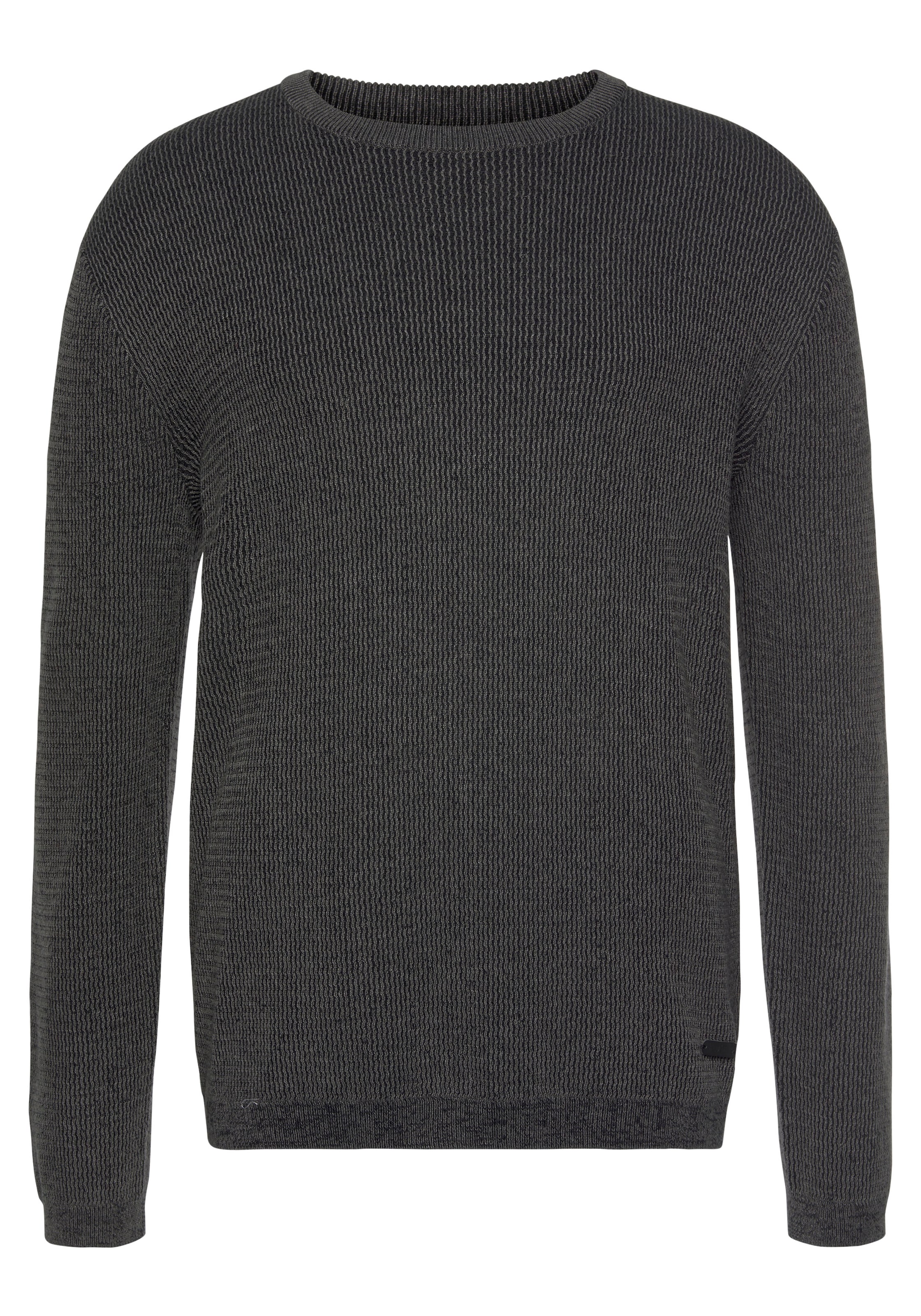 Bruno Banani Strickpullover, gewaschene Optik