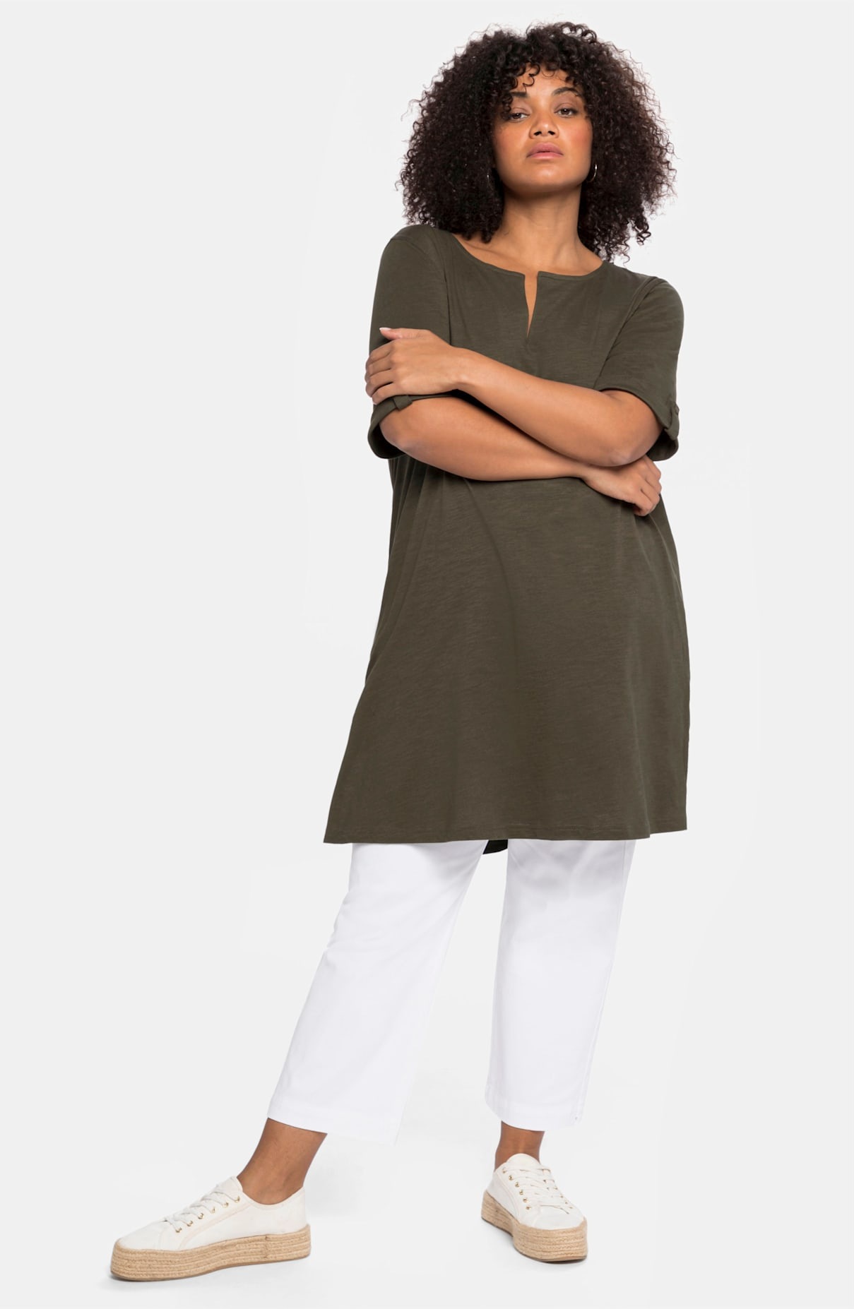 Sheego Longshirt »Longshirt«, (1 tlg.)