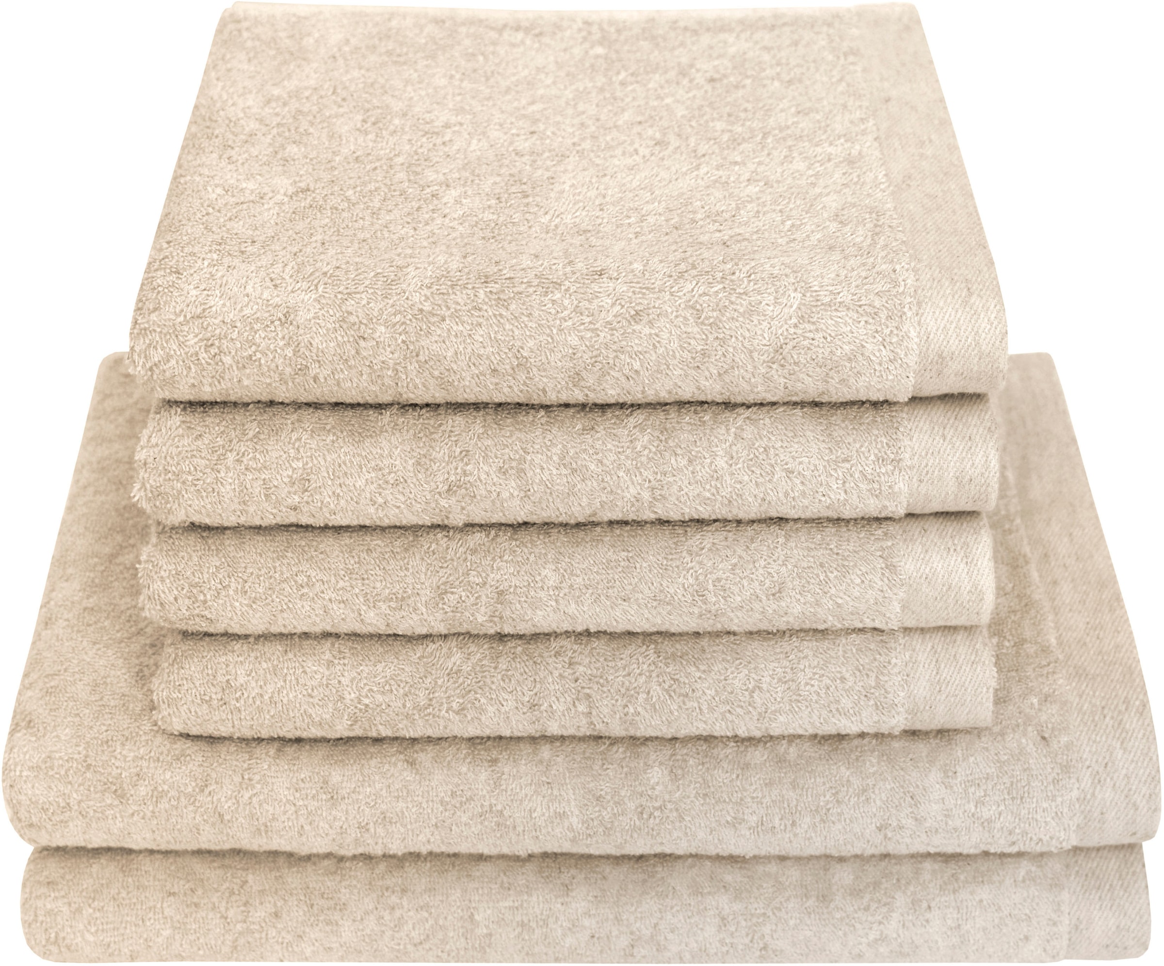 Dyckhoff Handtuch Set »Deep Harmony Element«, Set, 6 tlg., Frottier, 6er Set: 4 Handtücher (50x100cm), 2 Duschtücher (70x140cm)