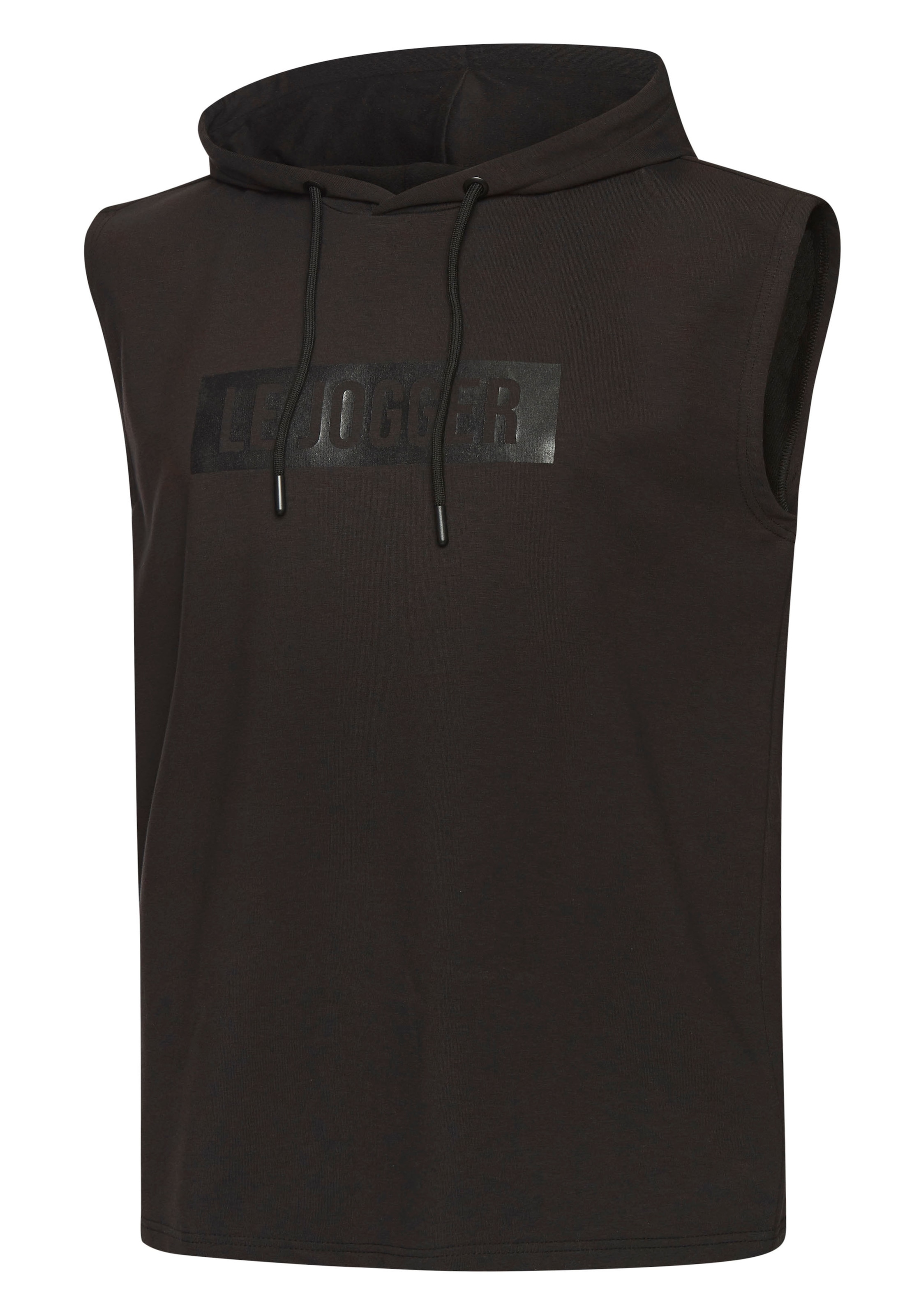 le jogger® Kapuzenpullover, mit Druck und Kordelzug