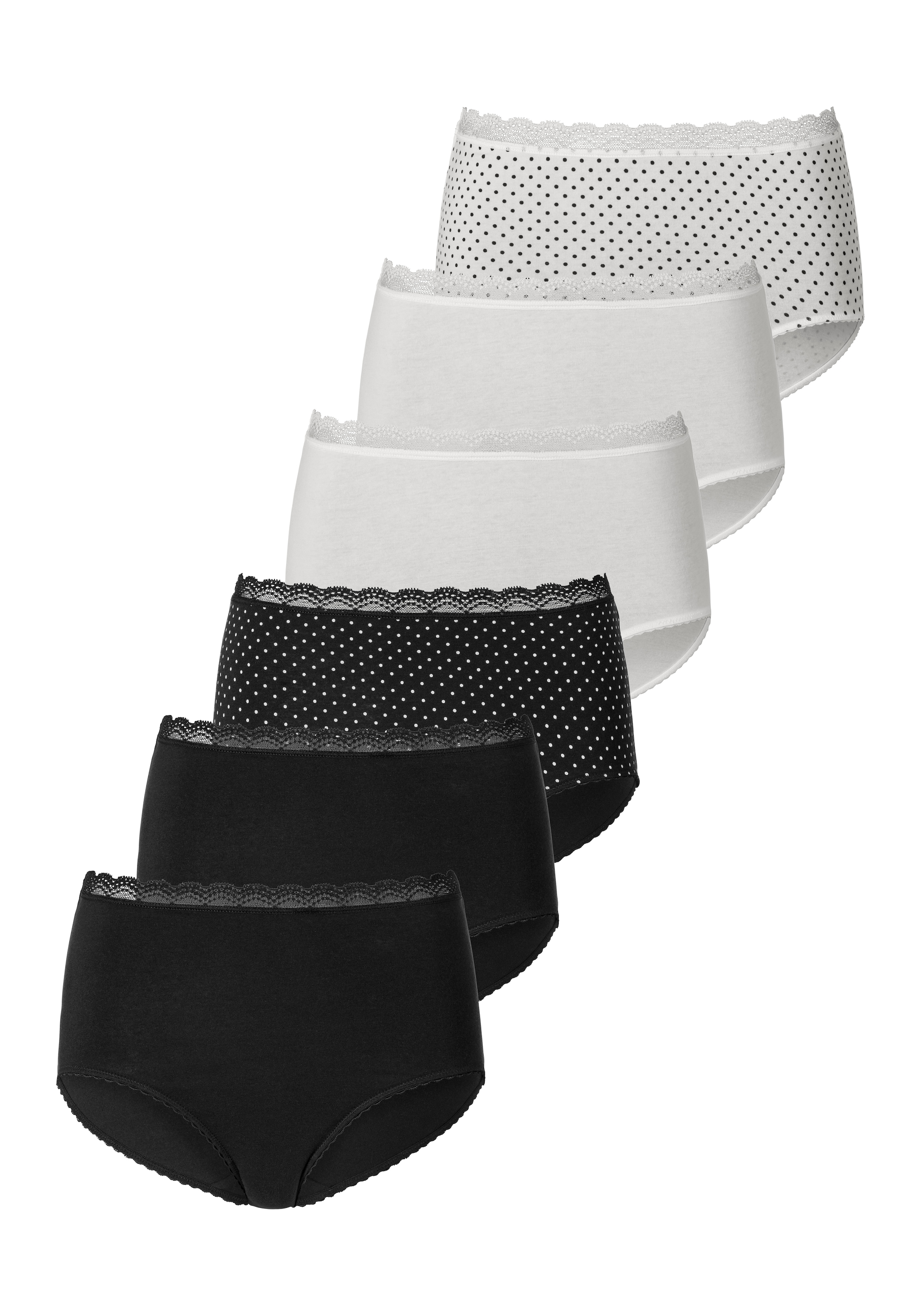 Vivance Taillenslip Packung, 6 Stk. angenehm elastische Qualität