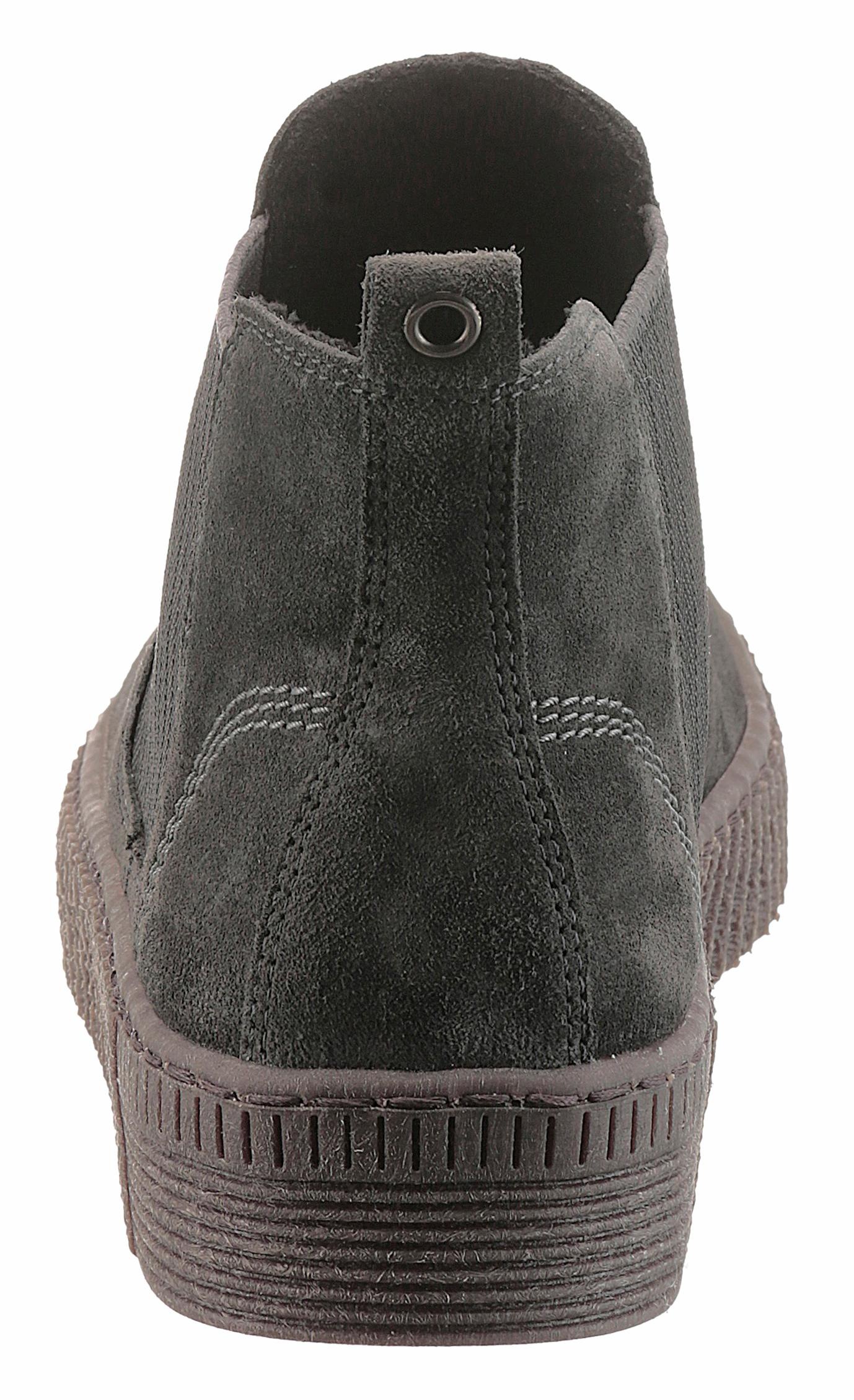 Gabor Chelseaboots, Plateau, Stiefelette, Schlupfschuh mit dezenten Kontrastnähten