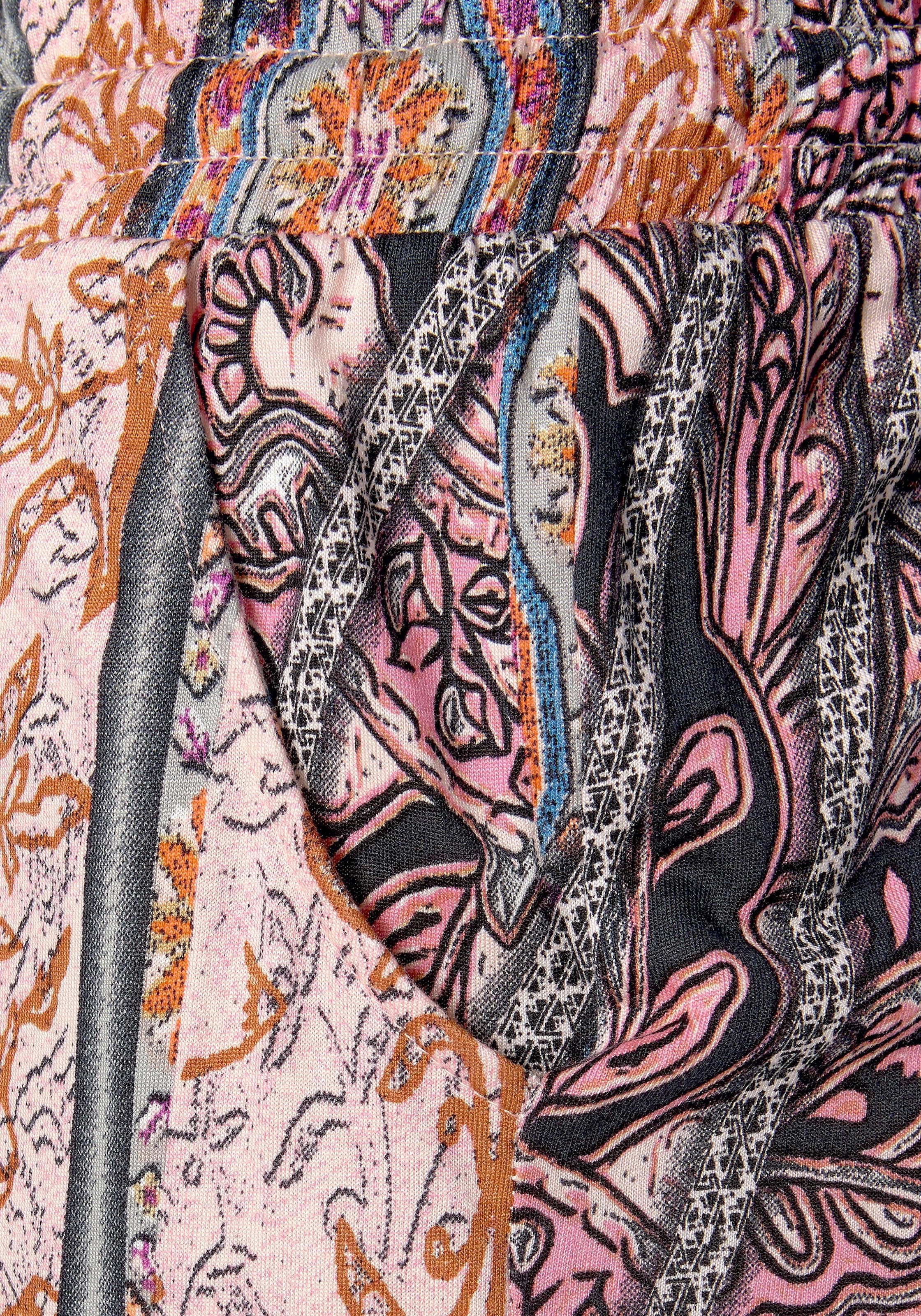 Buffalo Strandhose, mit bei shoppen Stoffhose und Taschen, Schweiz online Jelmoli-Versand Bund, Alloverdruck elastischer
