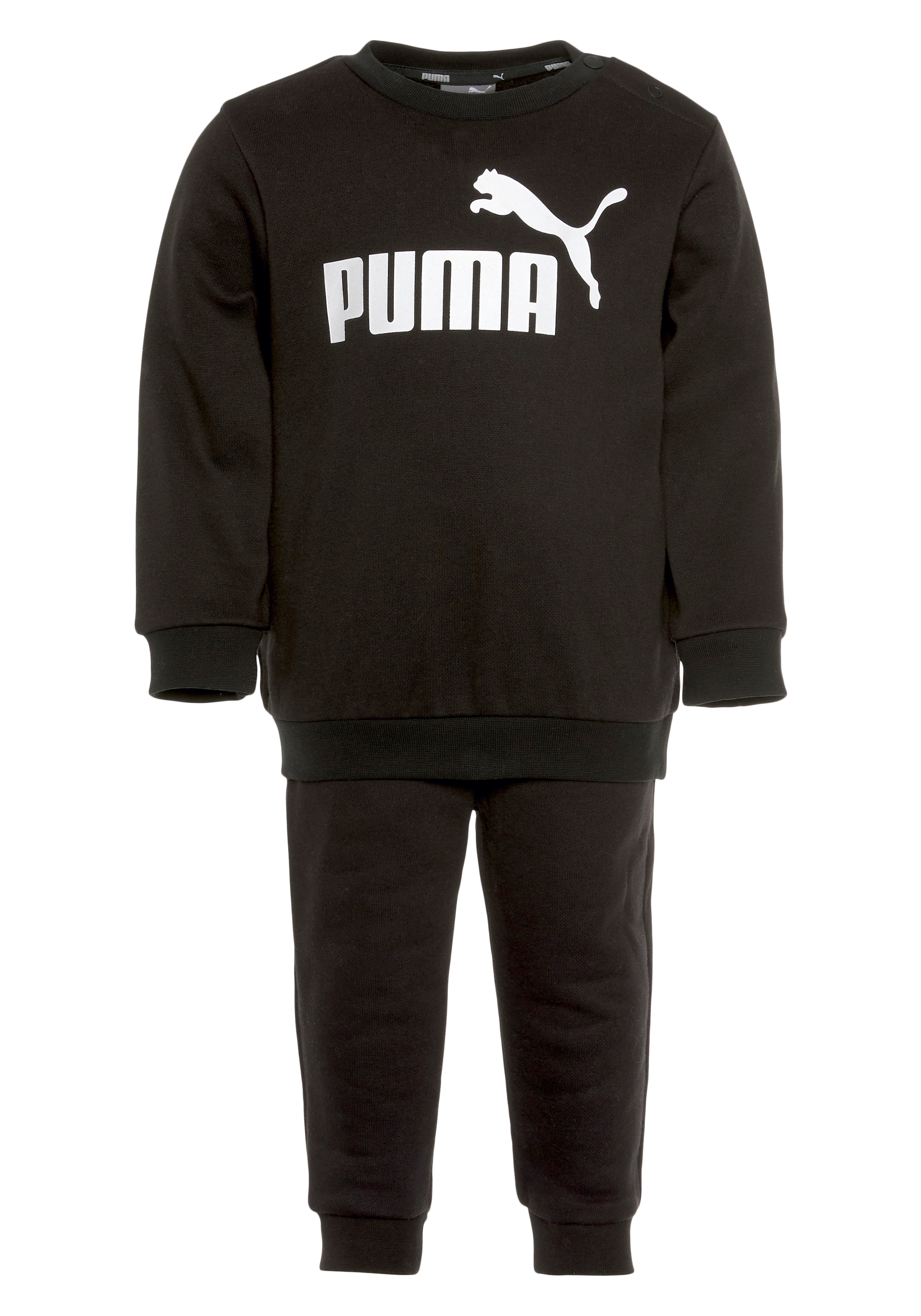 PUMA Trainingsanzug »MINICATS ESS CREW JOGGER FL«, (Set, 2 tlg.)