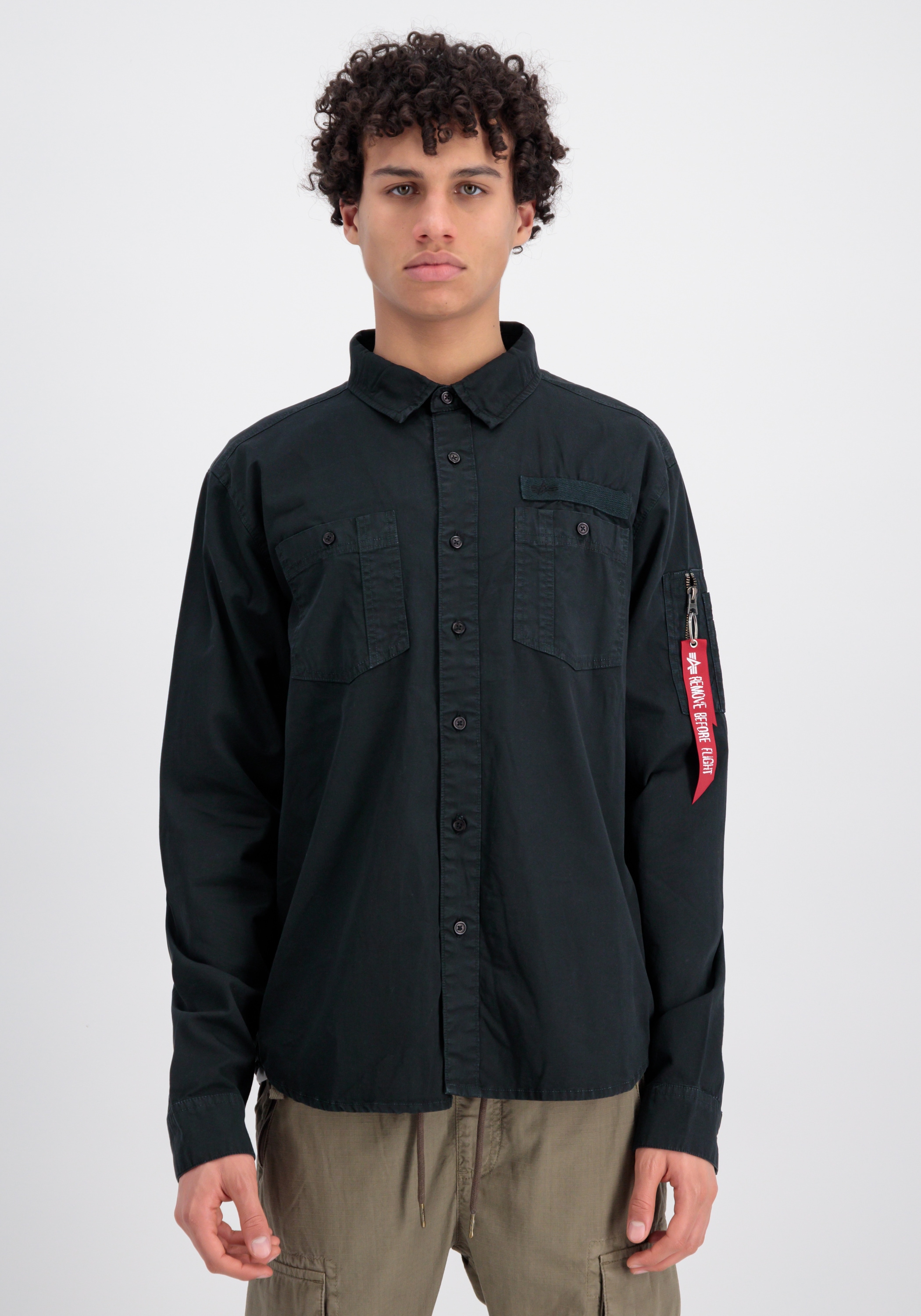 Alpha Industries Oversize-Shirt »Alpha Industries Men - Shirts Air Force EMB Shirt«