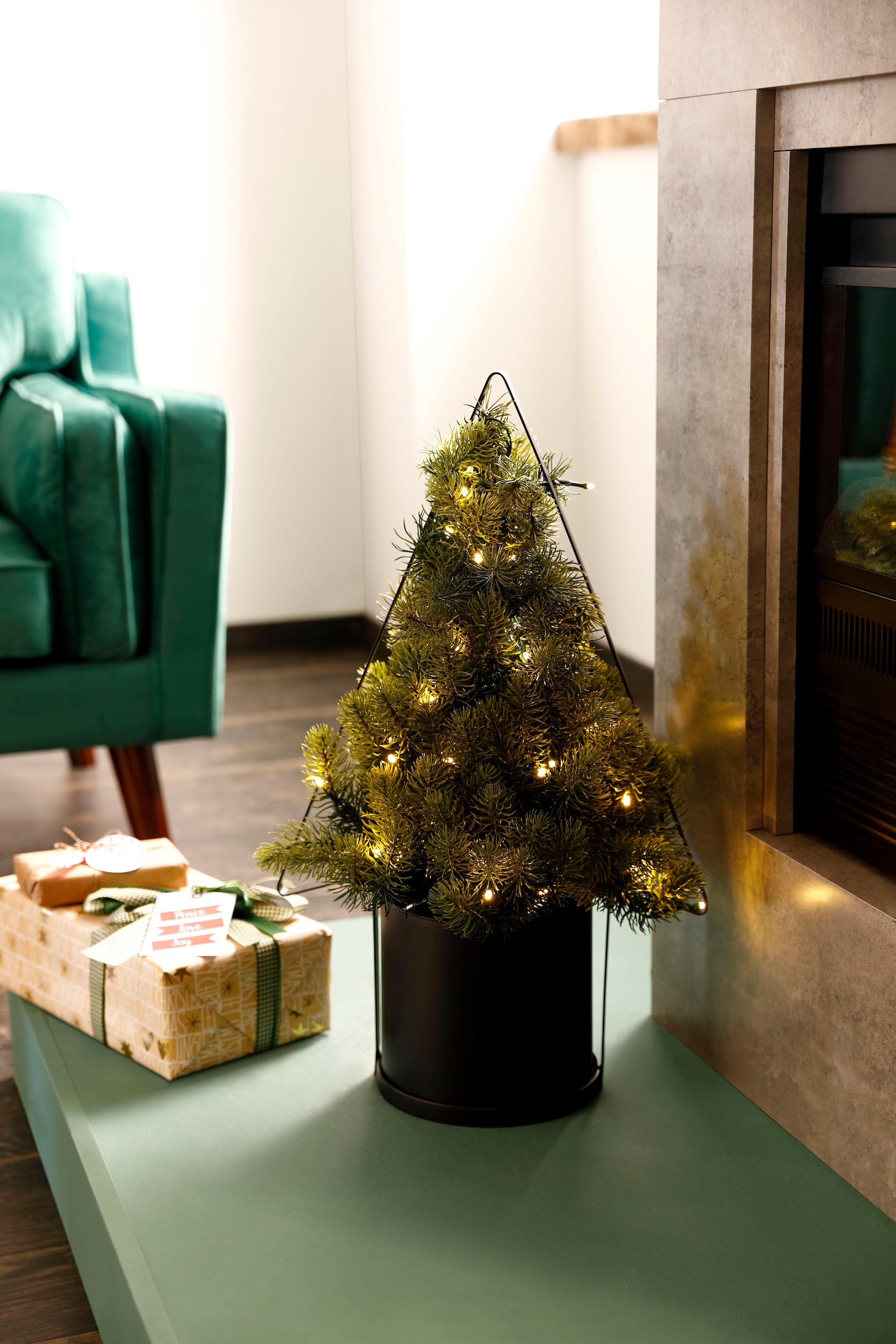 Creativ deco Dekobaum Weihnachtsdeko«, Tannenbaum als Blumentopf, | online Jelmoli-Versand kaufen Metall »PLATANUS, aus