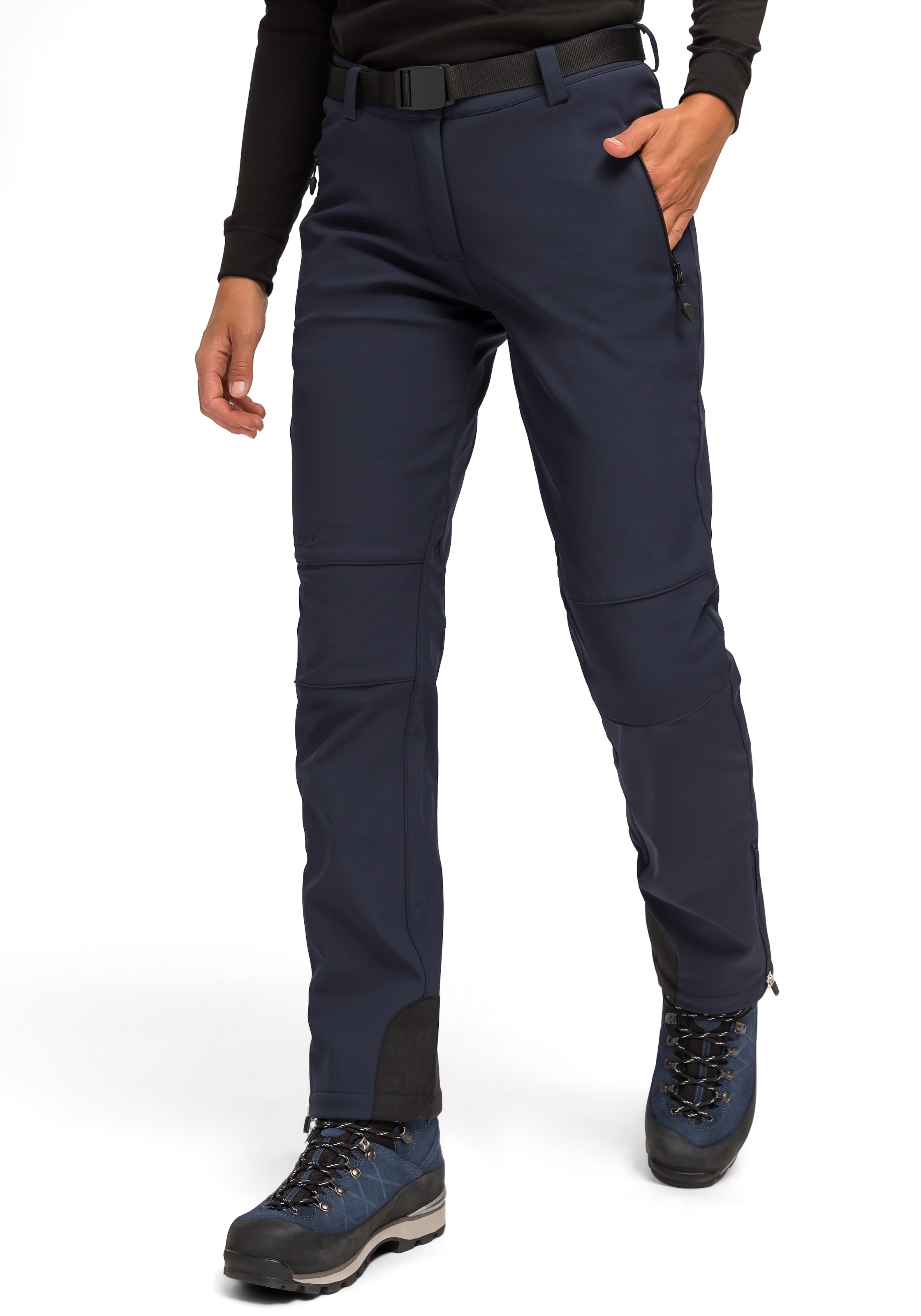 Maier Sports Funktionshose »Tech Pants W«, Warme Softshellhose, elastisch und winddicht