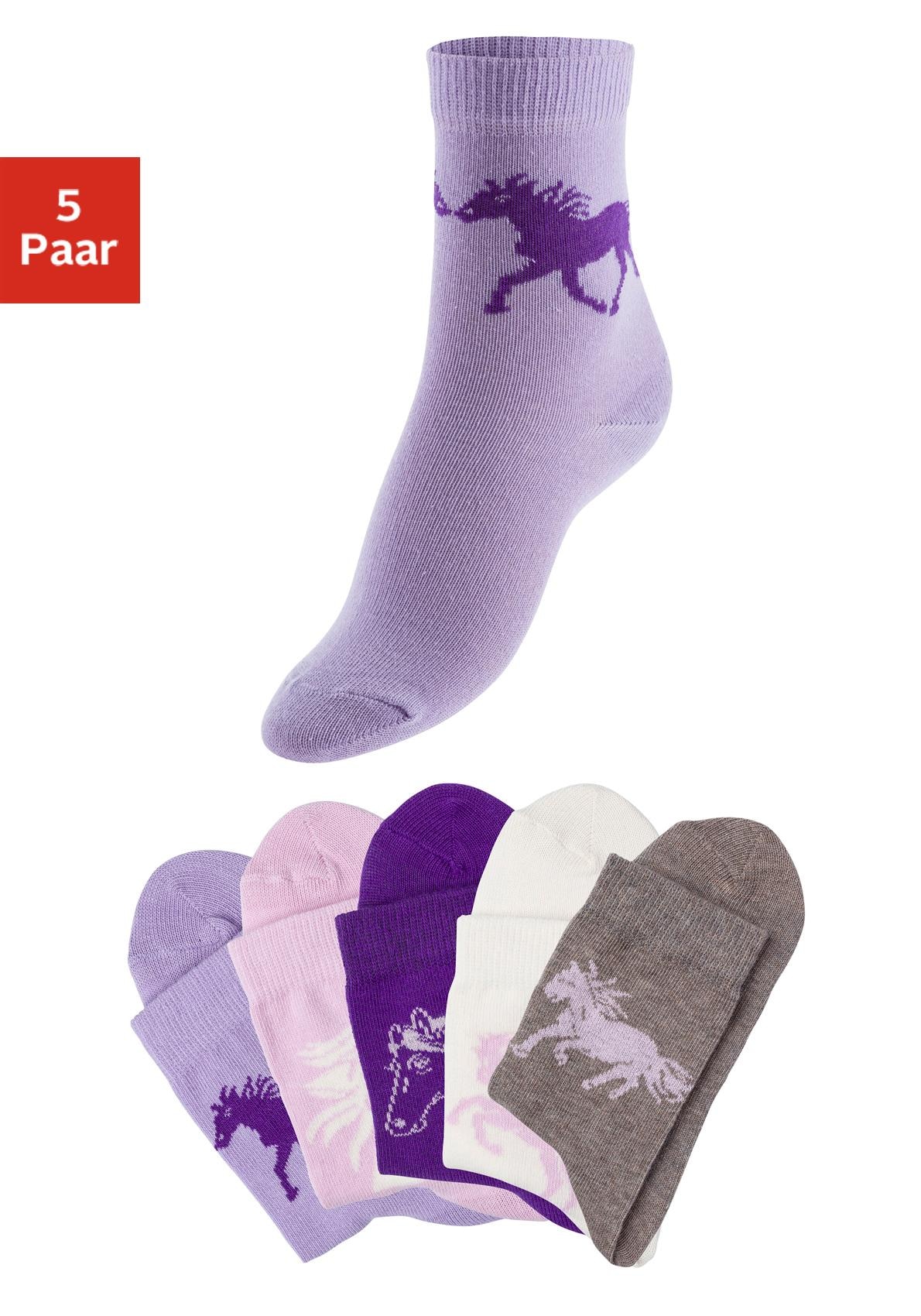 Shop mit (5 Pferdemotiven Socken, ❤ ordern Paar), Jelmoli-Online im H.I.S