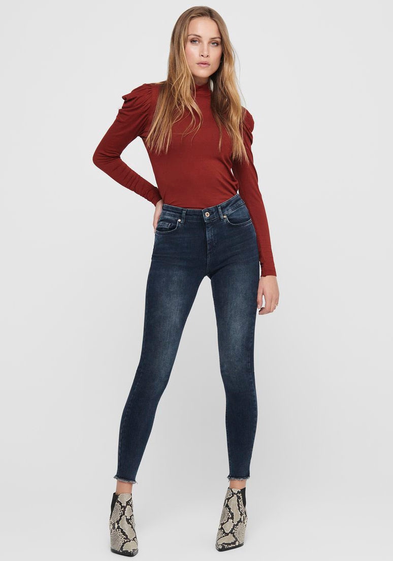 ONLY Skinny-fit-Jeans »ONLBLUSH MID SK ANK RW REA409 NOOS«