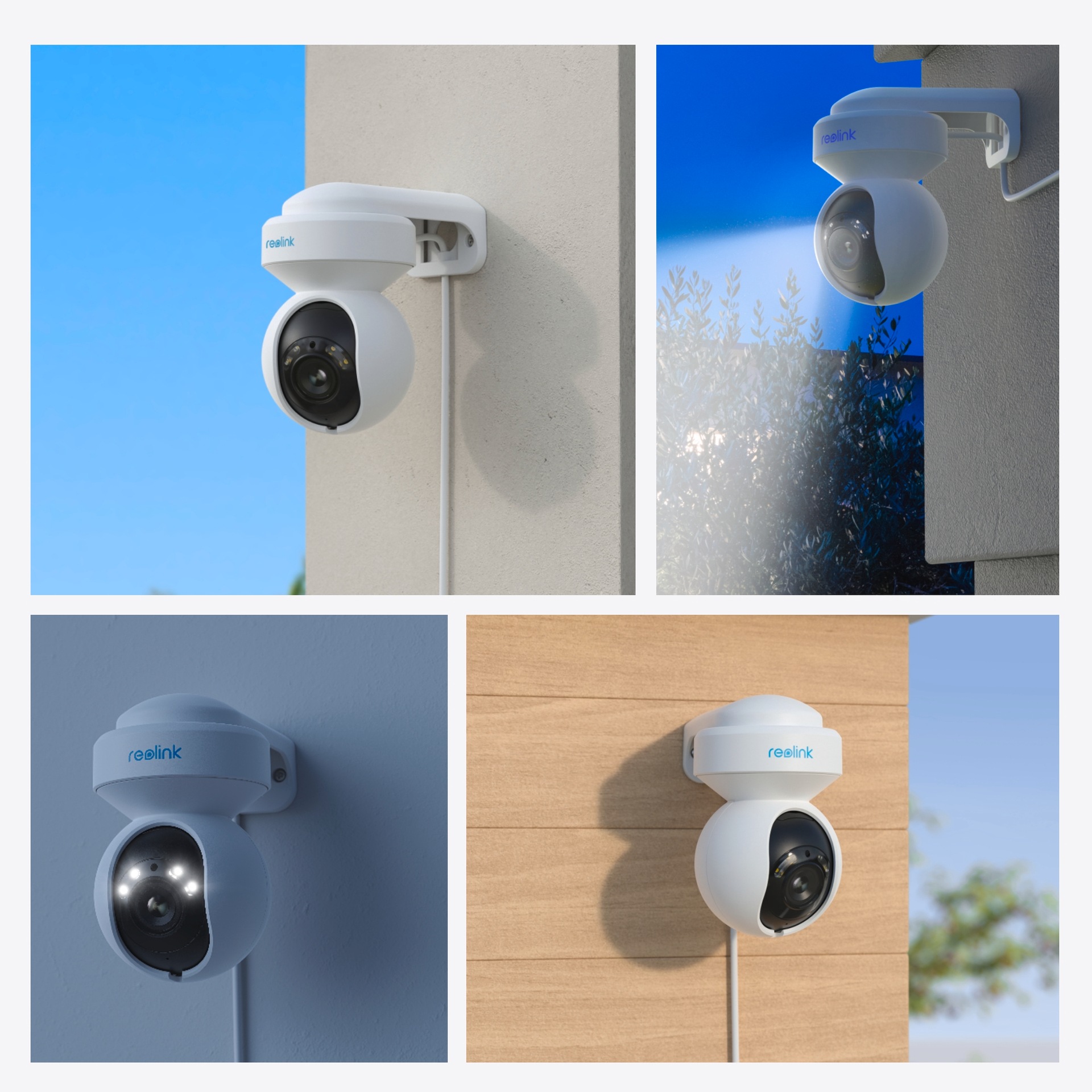 Reolink Überwachungskamera »E Serie E560 - 4K Wi-Fi 6 Überwachungskamera Aussen mit Pan & Tilt«, Aussenbereich, Personen-/Fahrzeug-/Tiererkennung, 3X optischer Zoom, Farbnachtsicht